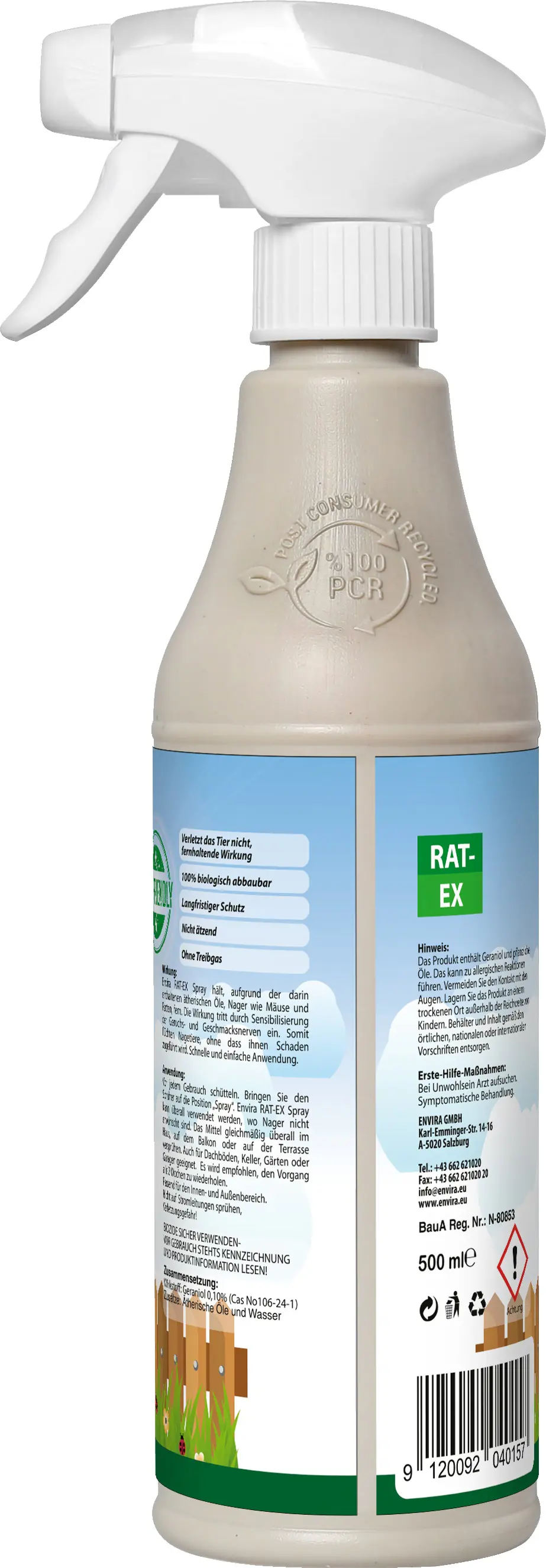 Envira Rat-Ex Nagetierabwehrspray 500 ml Envira Rat-Ex Nagetierabwehrspray 500 ml