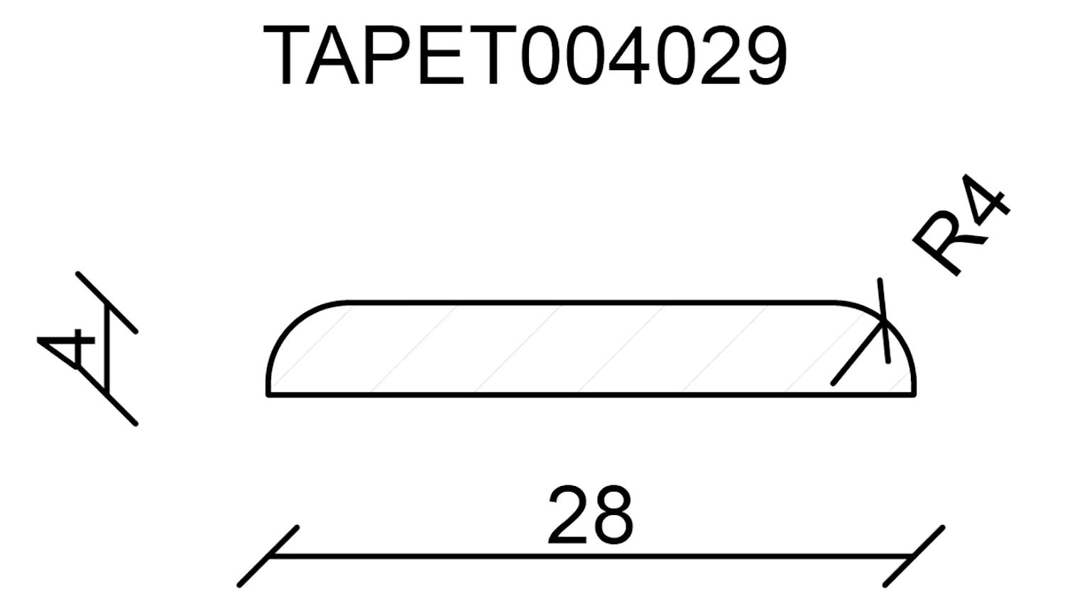 FN Neuhofer Tapetenleiste 100 cm 29 x 4 mm Fichte oder Kiefer