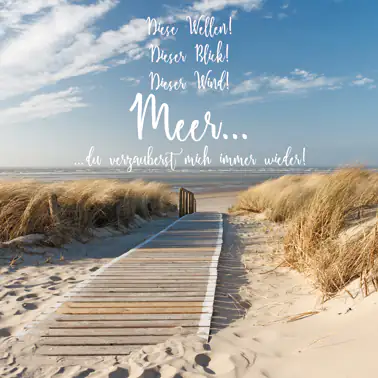 Deco-Canvas Bild - Meereszauber 35 x 35 cm