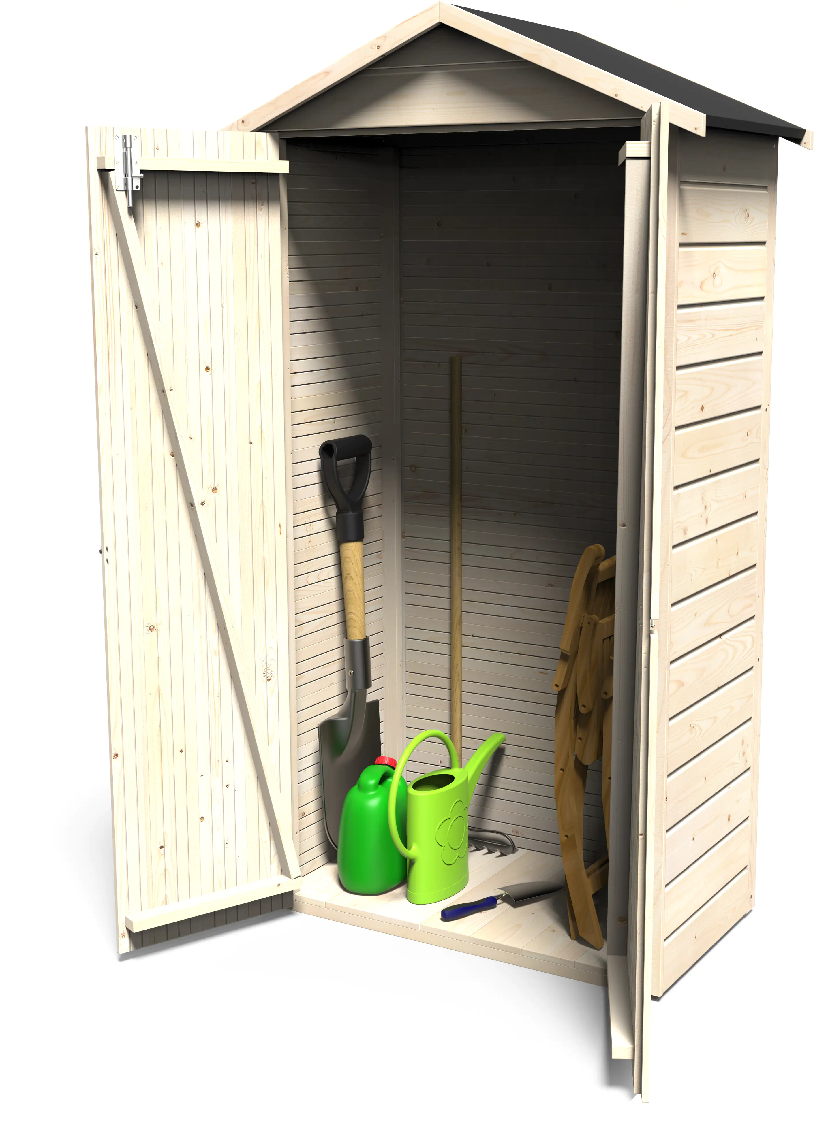 Décor et Jardin Gartenschrank Arbae 92 x 51 x 186 cm natur