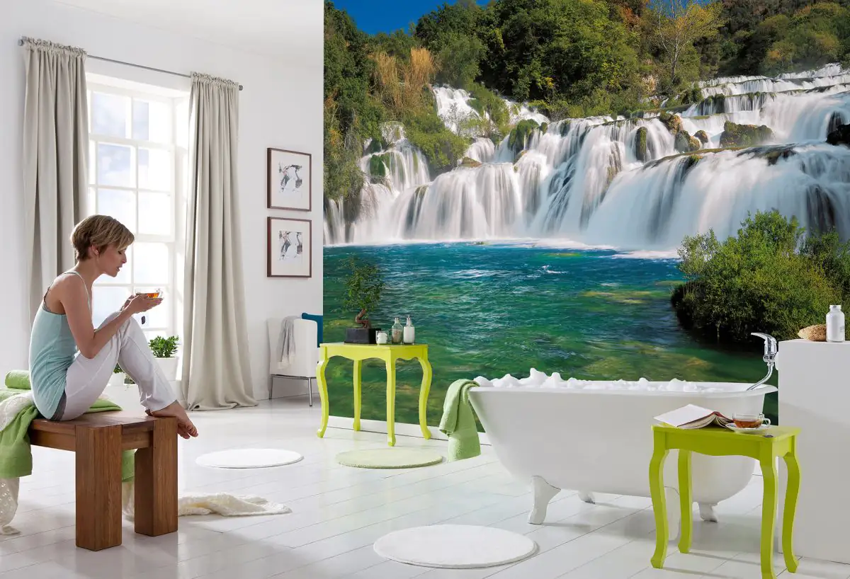 4036834083120_1 Komar Fototapete Krka Falls 368 x 254 cm