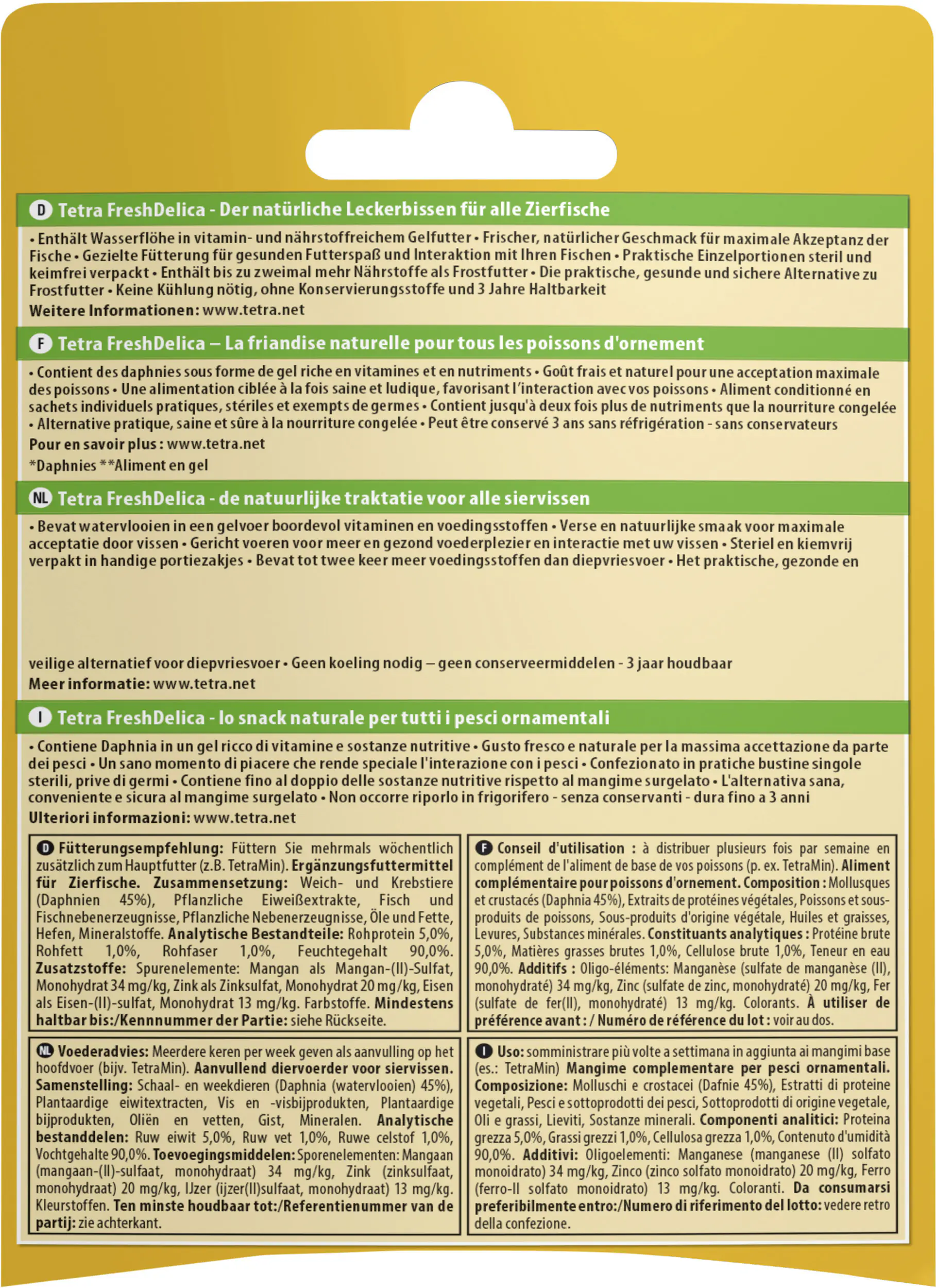 Tetra FreshDelica Daphnia 48 g