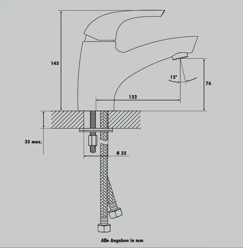 Primaster Waschtischarmatur Bonn verchromt wassersparend Primaster Waschtischarmatur Bonn verchromt wassersparend