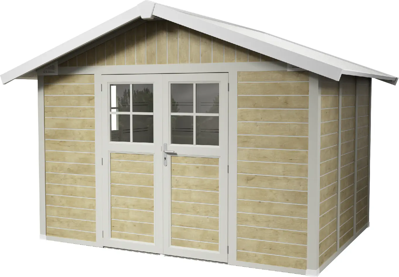 Grosfillex Gartenhaus Deco H 7,5 370 x 298 cm (inkl. Dachüberstand)