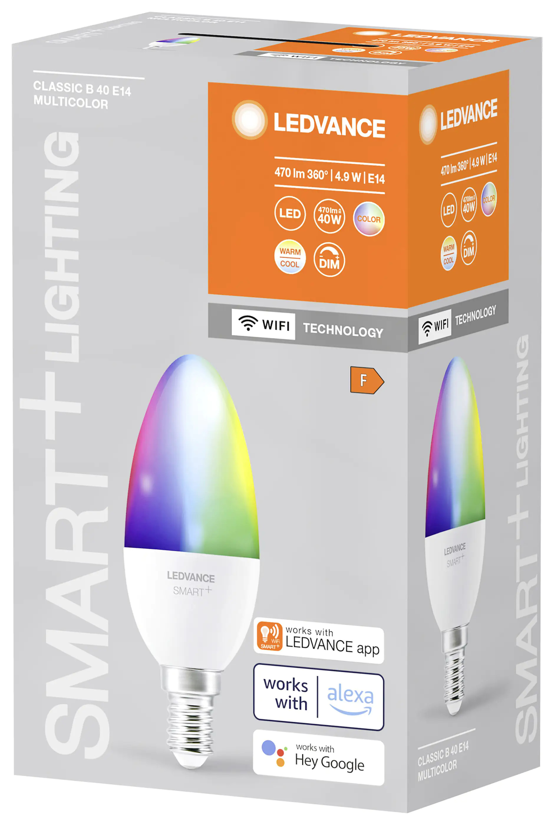 Ledvance Smart+ LED Leuchtmittel B40 E14 4,9 W warmweiß-kaltweiß