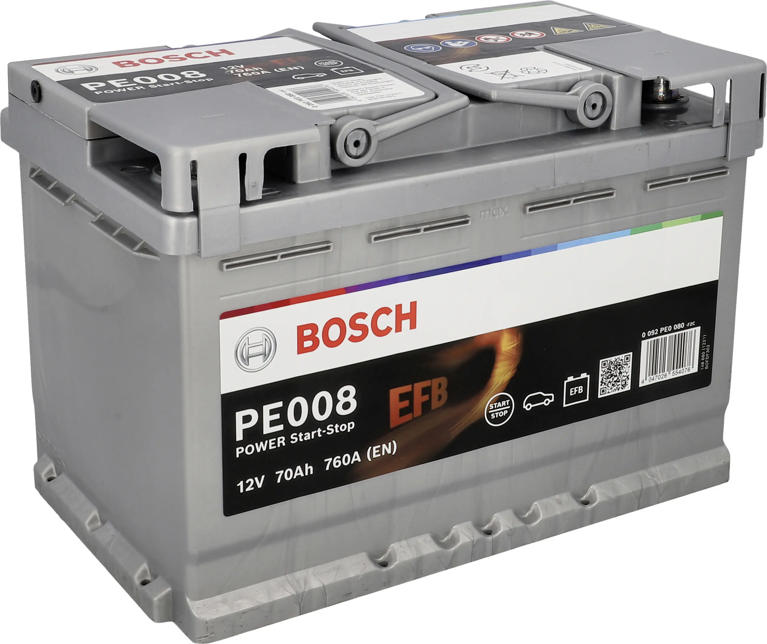 Bosch Starterbatterie EFB 70Ah 760A PowerLine Bosch Starterbatterie EFB 70Ah 760A PowerLine
