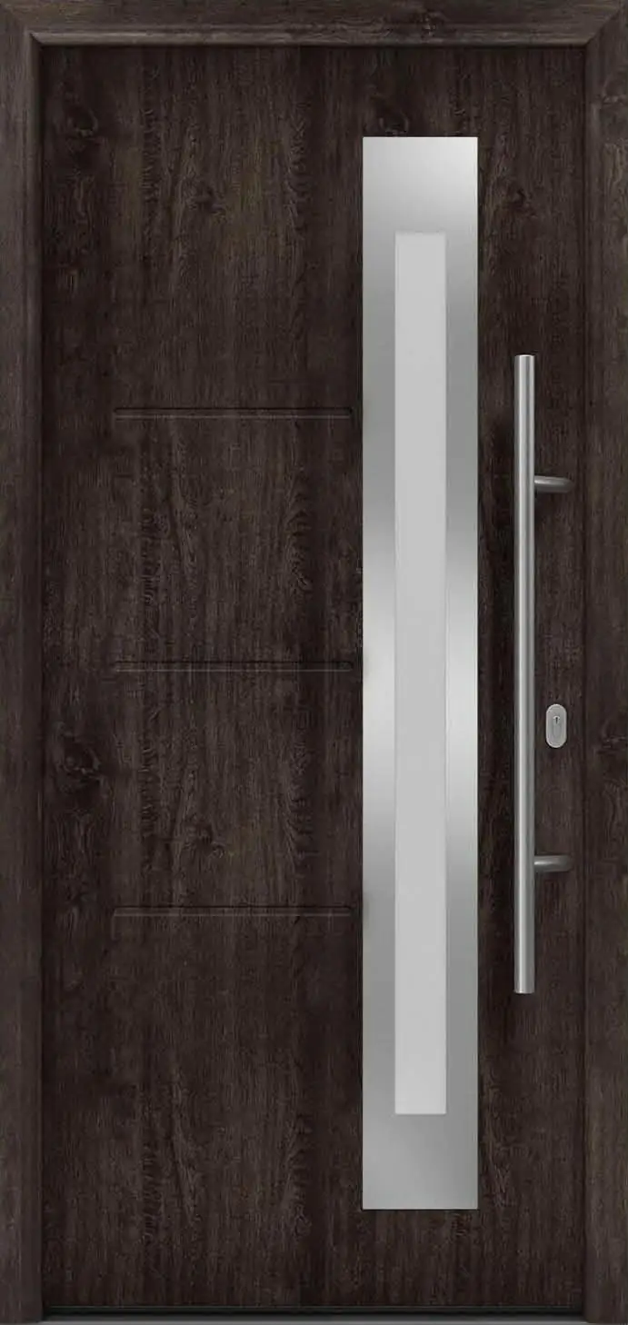 EcoStar Haustür ISOPRO IP 780S night oak 110 x 210 cm EcoStar Haustür ISOPRO IP 780S night oak 110 x 210 cm