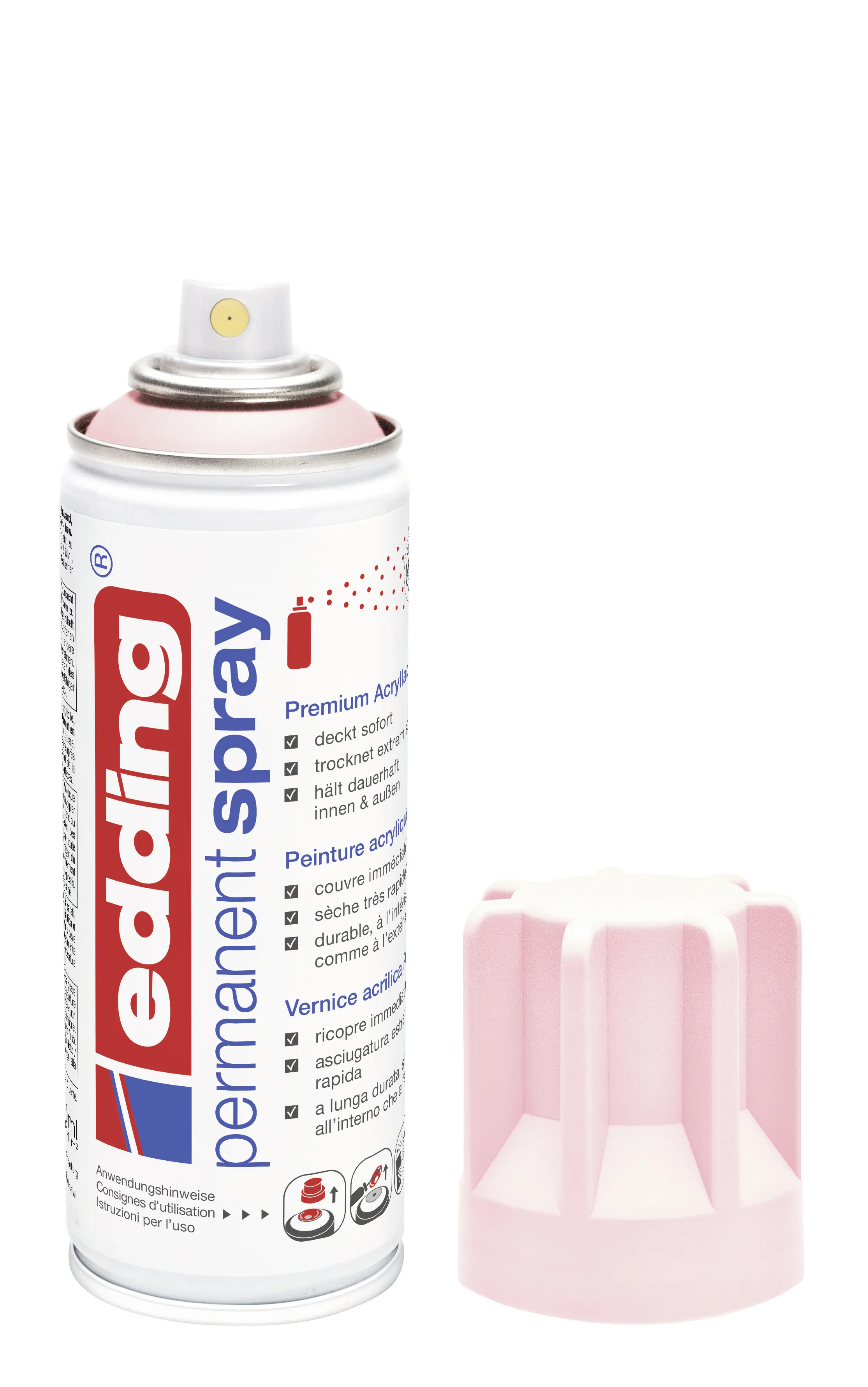 edding 5200 Permanent Spray Premium pastellrosa matt Acrylic Paint