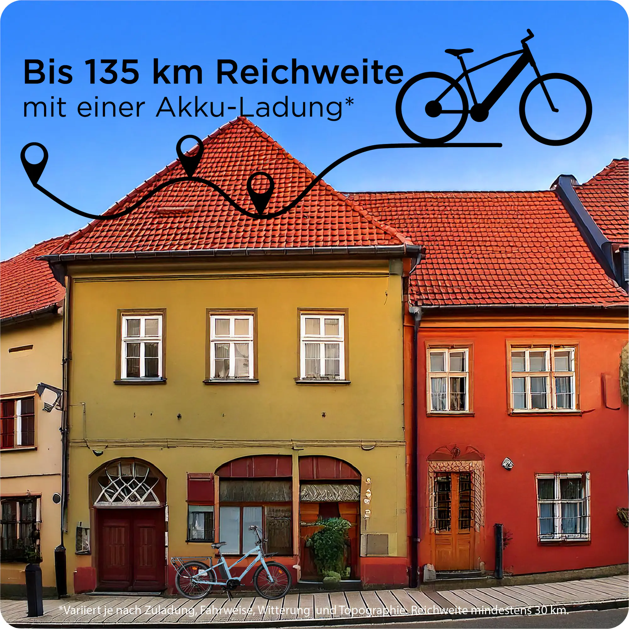 Zündapp E-Bike Longtail M400 24 Zoll 7-Gang 504 wh blau