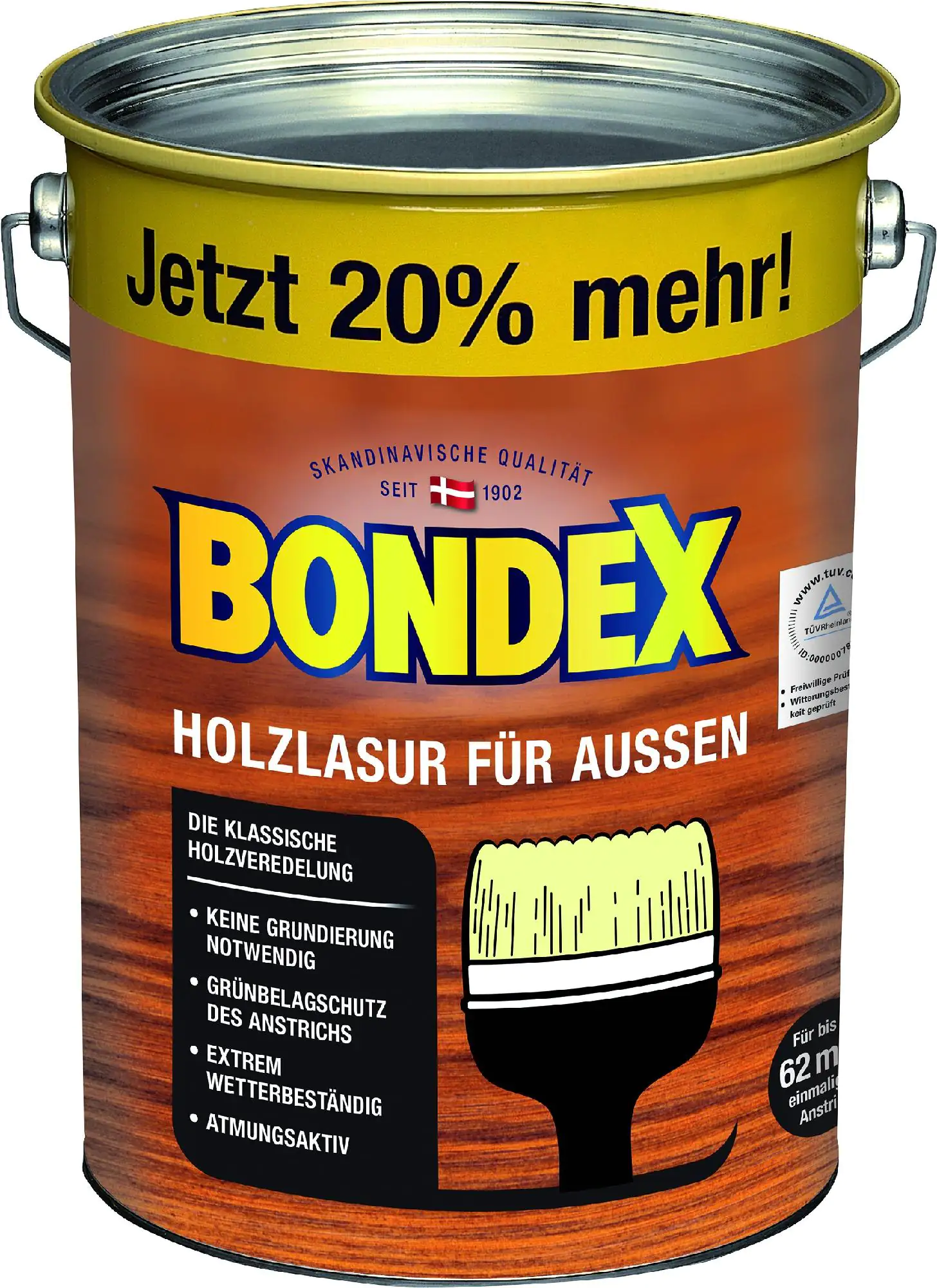 Bondex Holzlasur für Außen 4,8 L eiche hell Bondex Holzlasur für Außen 4,8 L eiche hell