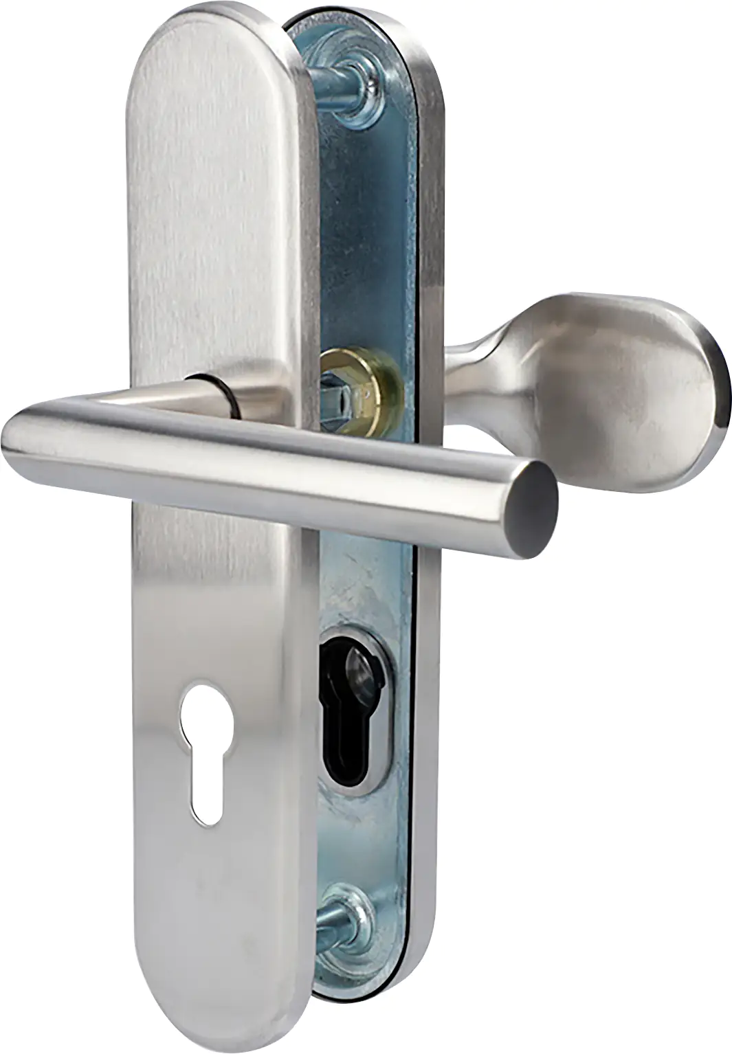 Alpertec Schutzbeschlag Security Moskau Drücker/Knopf 92 mm Kernziehschutz Alpertec Schutzbeschlag Security Moskau Drücker/Knopf 92 mm Kernziehschutz