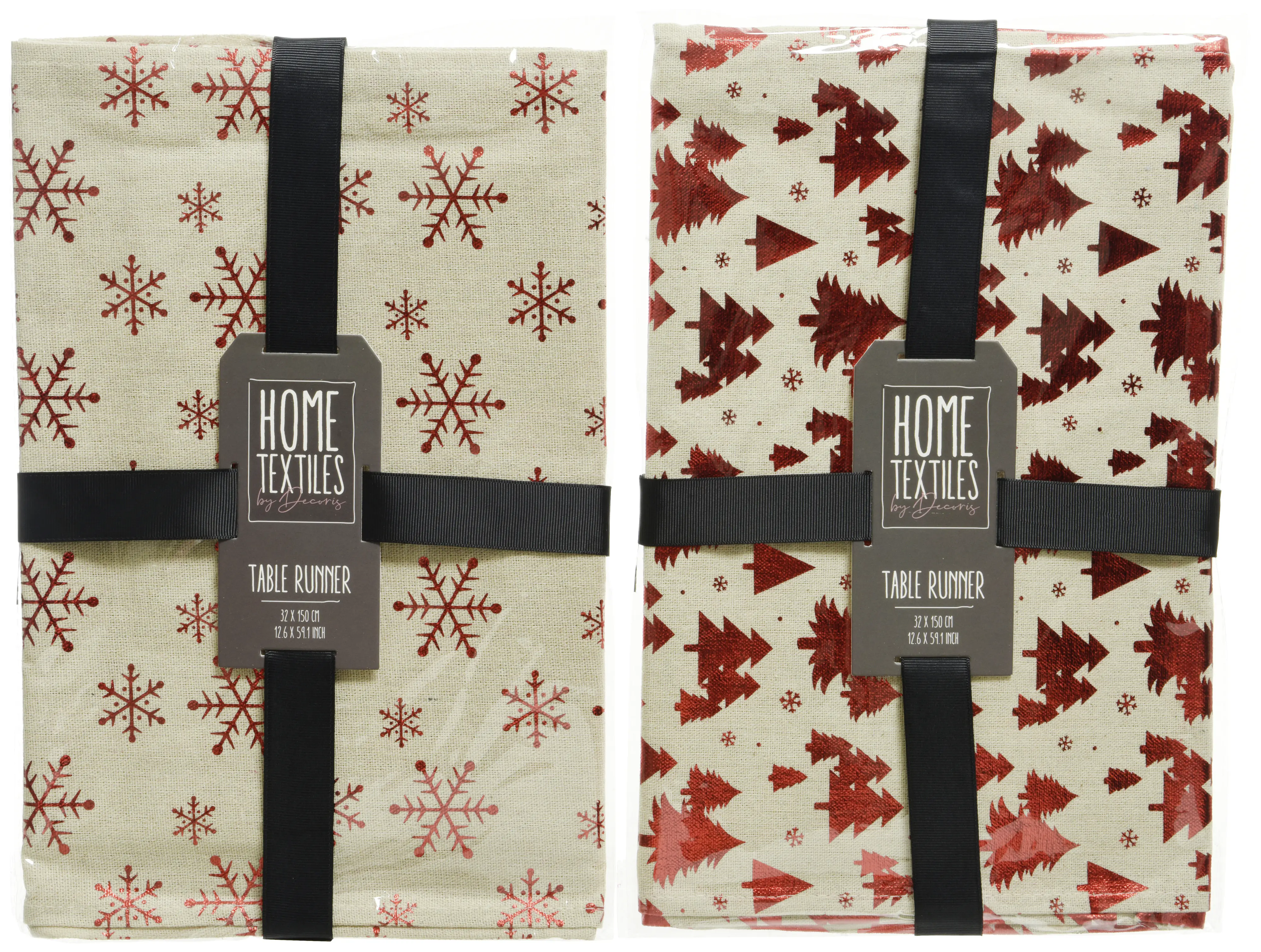 Kaemingk Tischläufer Weihnachten 150 x 32 cm  Kaemingk Tischläufer Weihnachten 150 x 32 cm