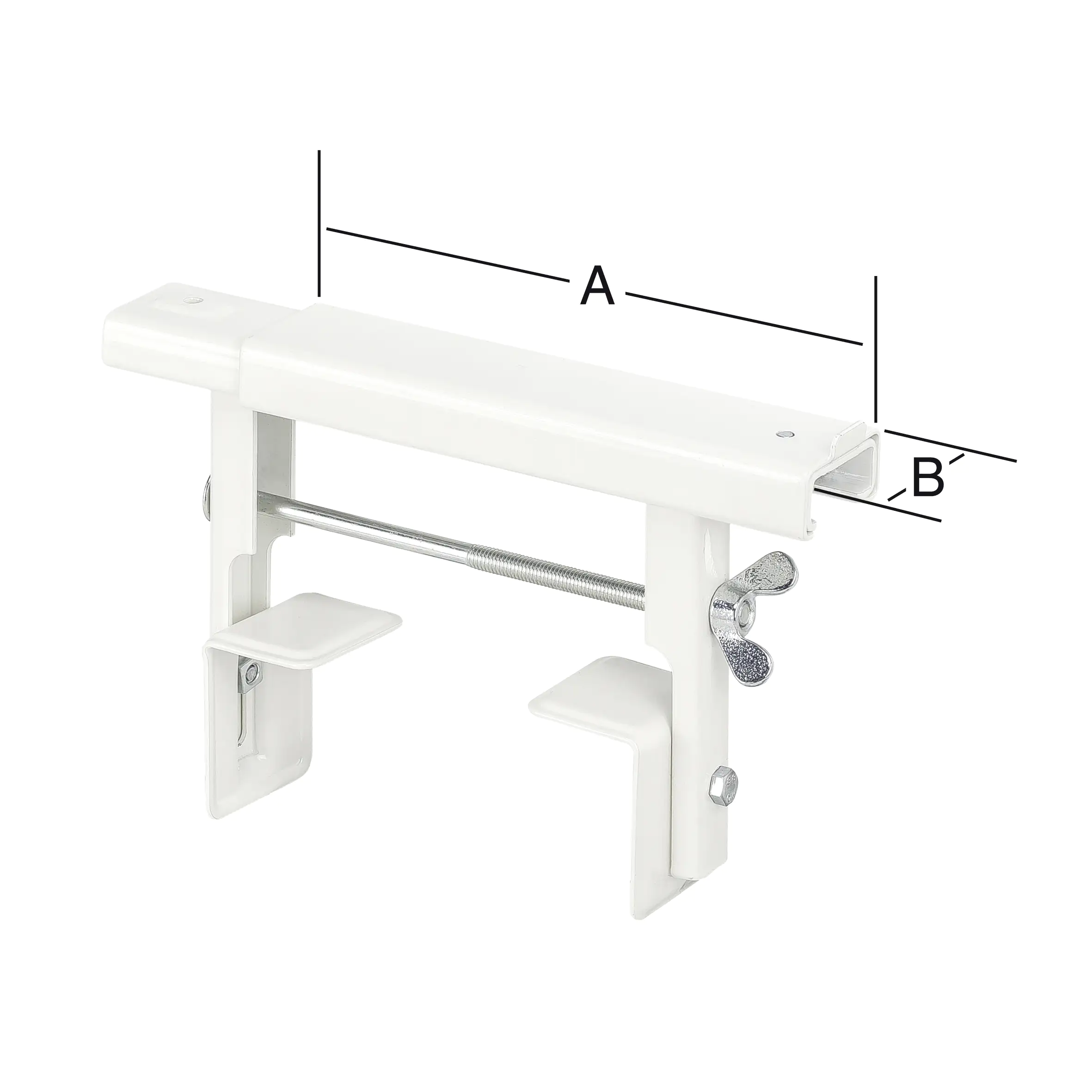 Vormann Universal-Heizkörperkonsolen weiß 26 x 3.5 cm