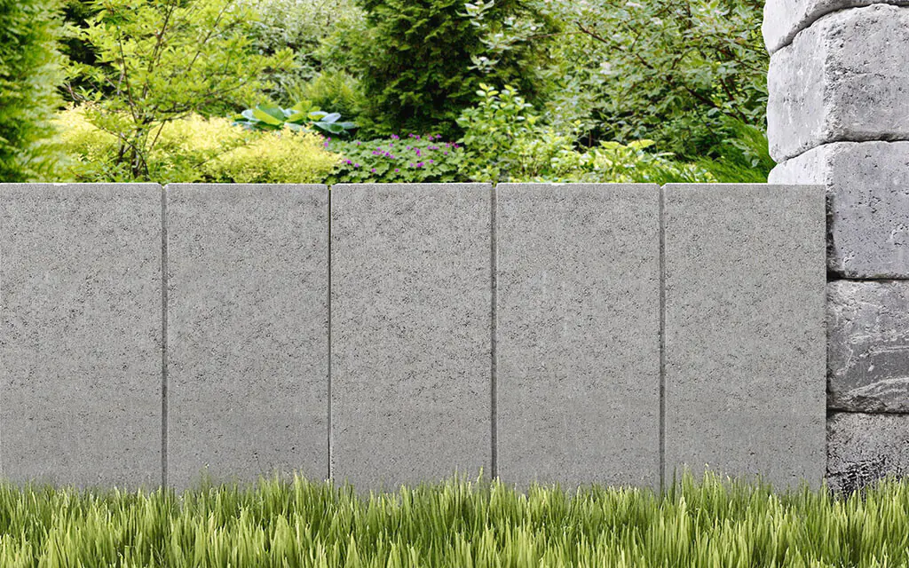 EHL Palisade Palibord Tulo Rechteck 50 x 30 x 8 cm grau
