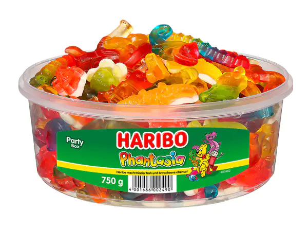 Haribo Fruchtgummi Phantasia 750g  Dose 750 g