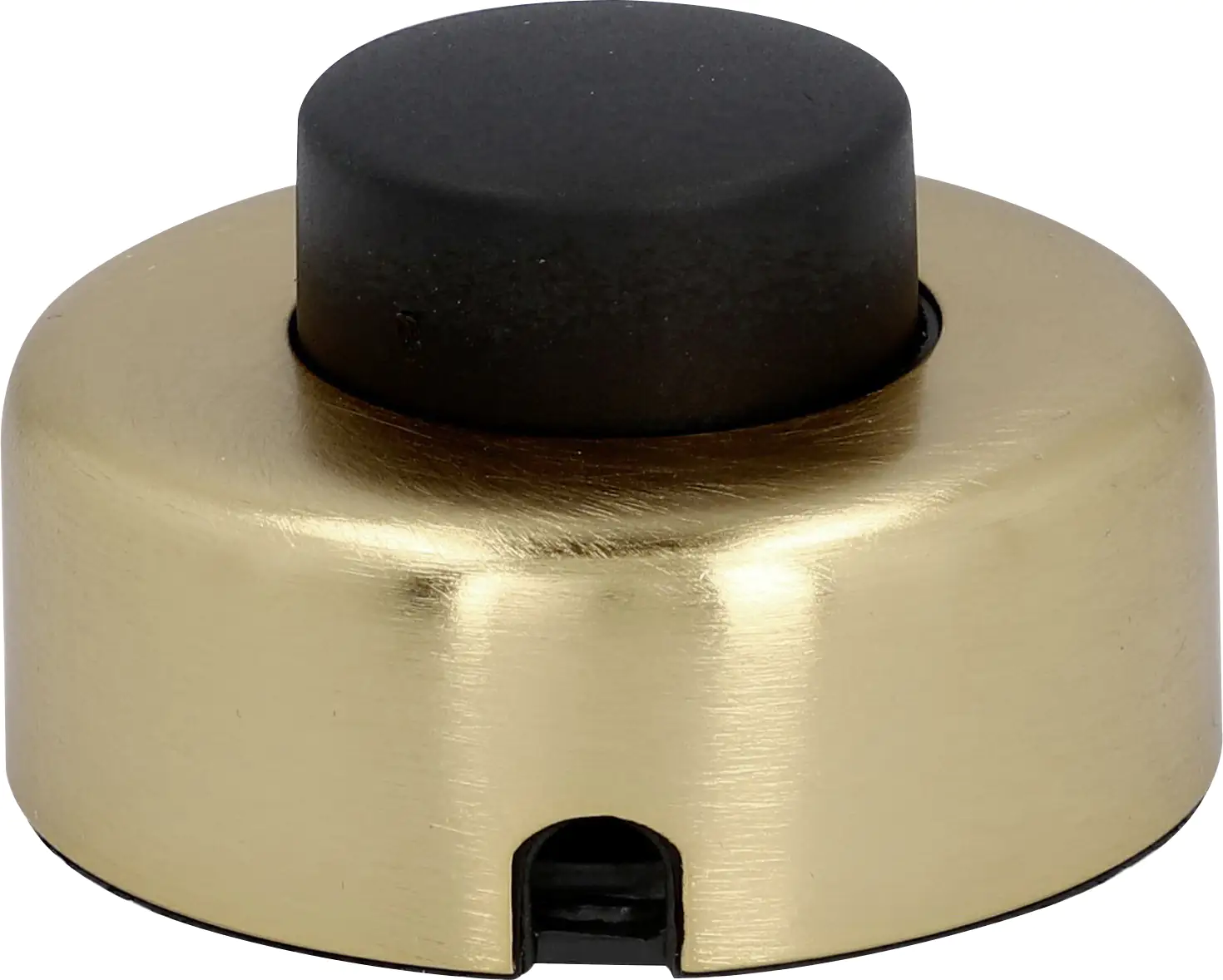 Fuß-Tretschalter 1pol 1A 250V messing