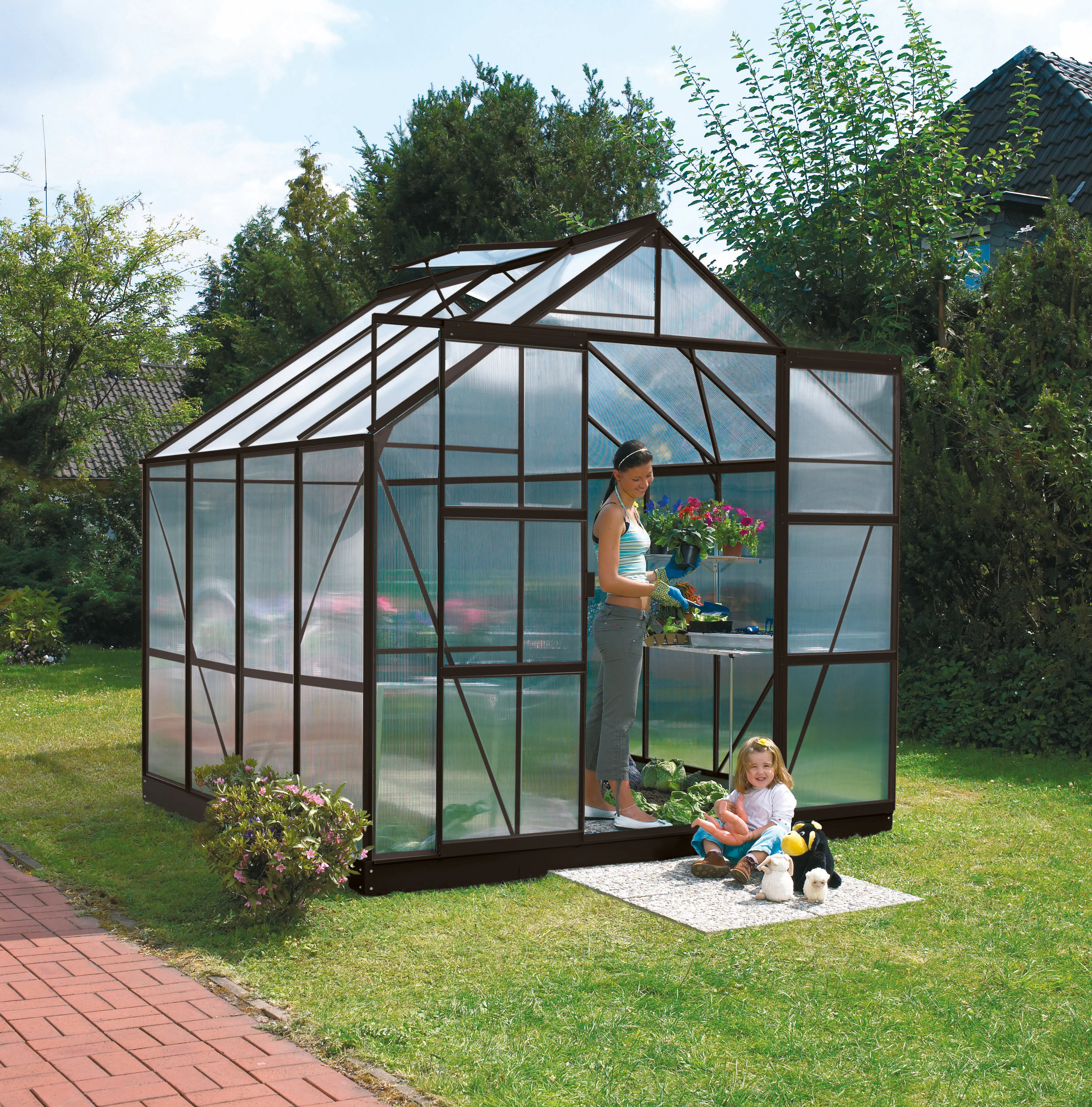 Vitavia Gewächshaus Mars 6700 254 x 254 cm 4 mm Hohlkammerplatten