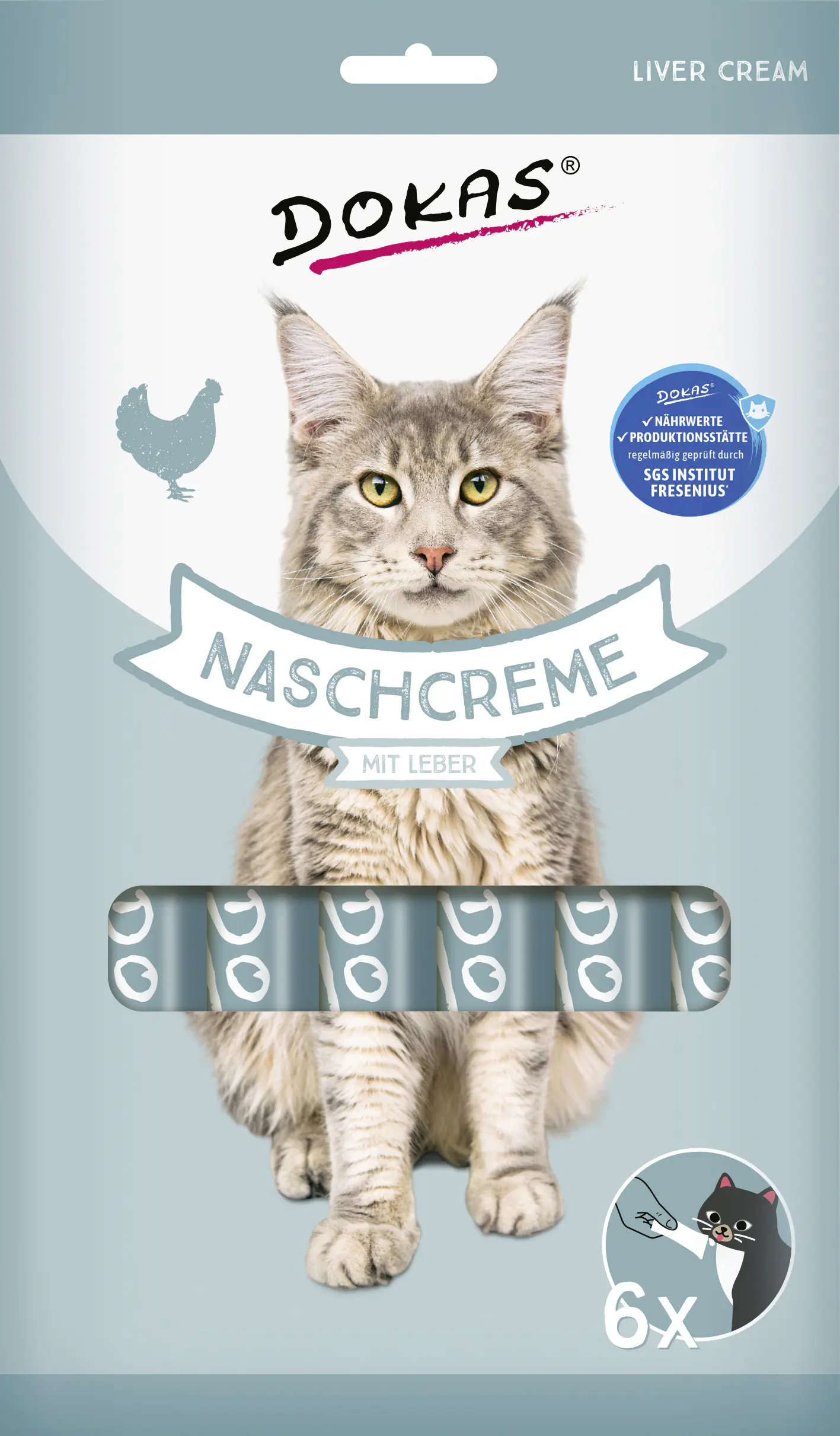Dokas Nasch-Creme mit Leber 90 g (Katze)