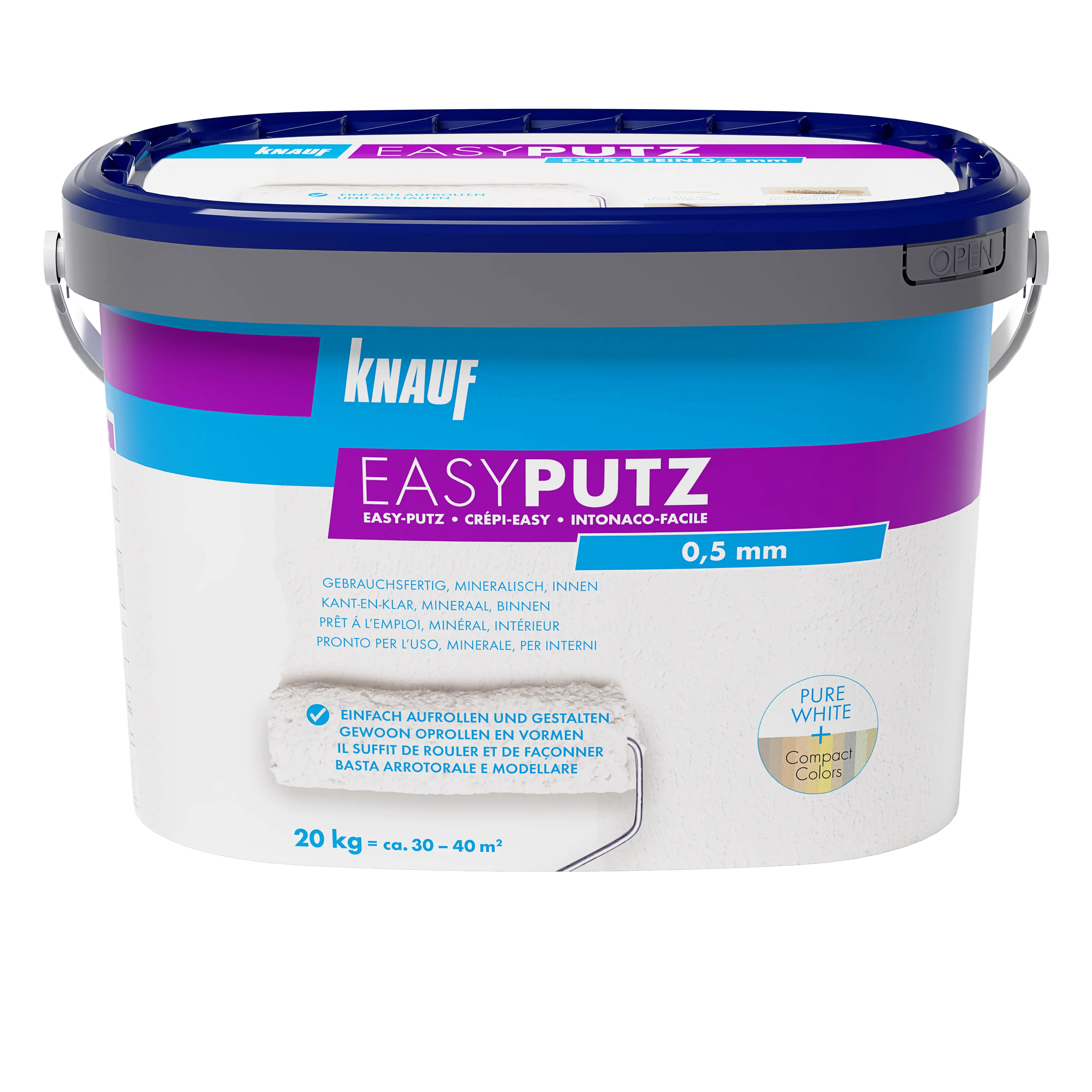 Knauf EasyPutz Streichputz 20 kg 0,5 mm weiß