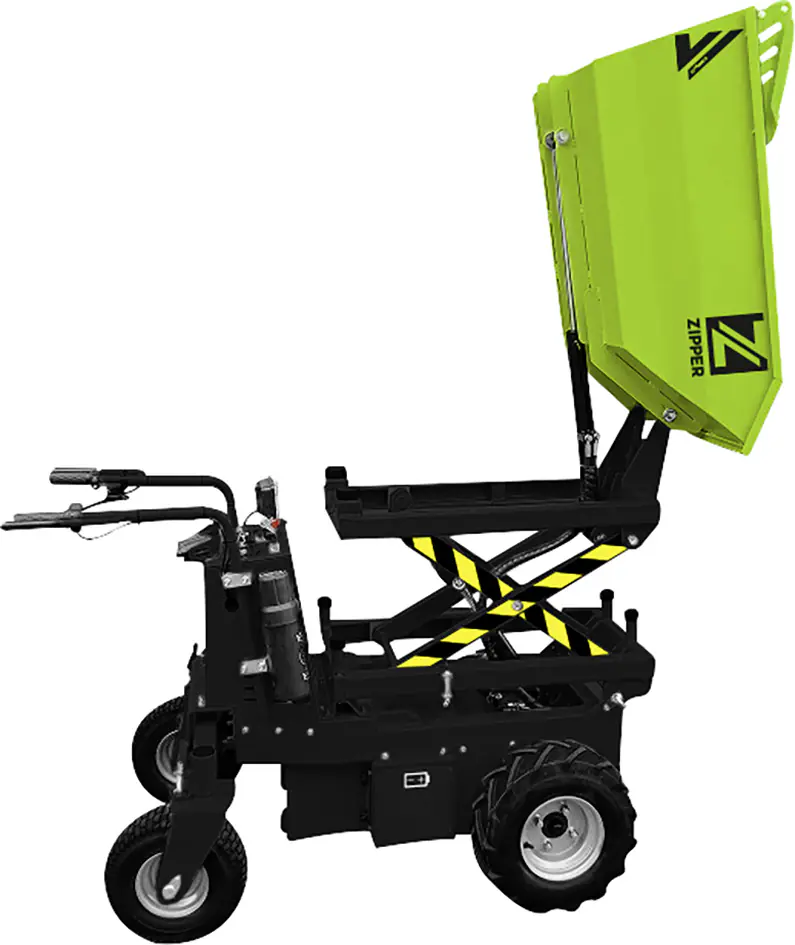 Zipper Elektro-Rad-Dumper ZI-ED600HKS mit Scherenhubfunktion Zipper Elektro-Rad-Dumper ZI-ED600HKS mit Scherenhubfunktion