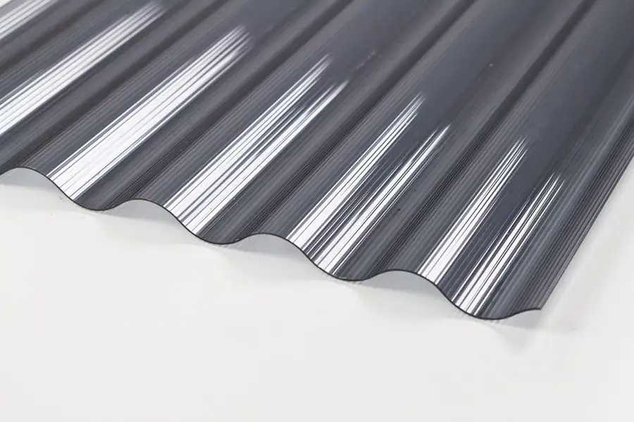 Gutta Polycarbonat-Wellplatte Sinus 76/18 400 x 90 cm 1,4 mm anthrazit