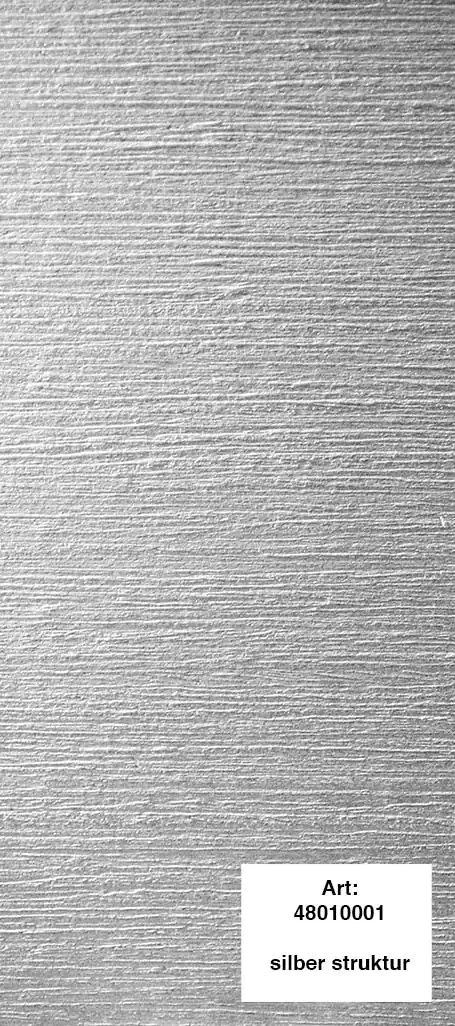 4001116480102 alfer Design-Platte Struktur 1000 x 600 mm PVC (Kunststoff) glatt silber