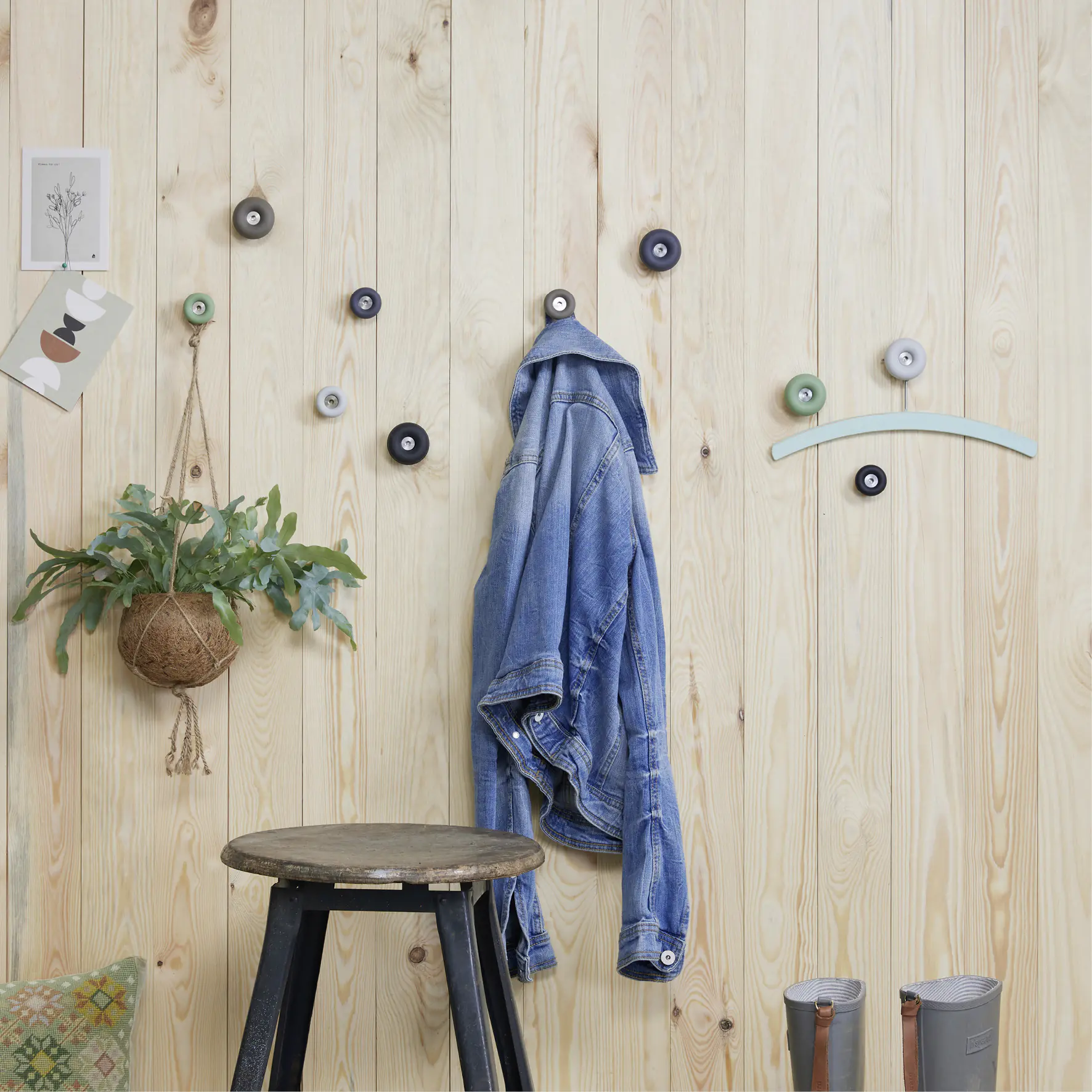 Wagner Wandhaken-Set hooks4home Dot Tragkraft bis 2 kg Kunststoff schwarz 4 Stück Wagner Wandhaken-Set hooks4home Dot Tragkraft bis 2 kg Kunststoff schwarz 4 Stück