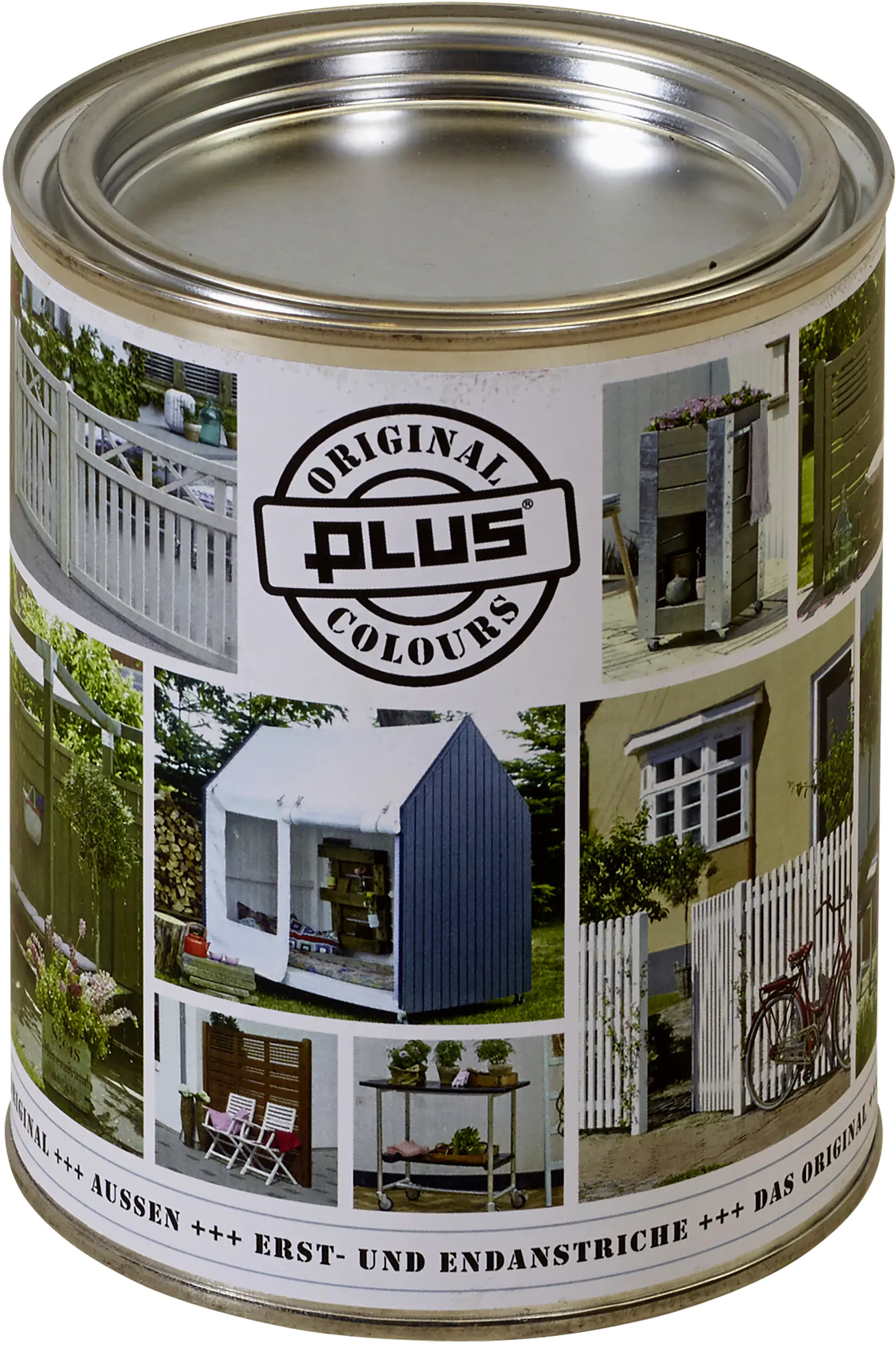 Plus Colour umbragrau Lasurfarbe 750 ml