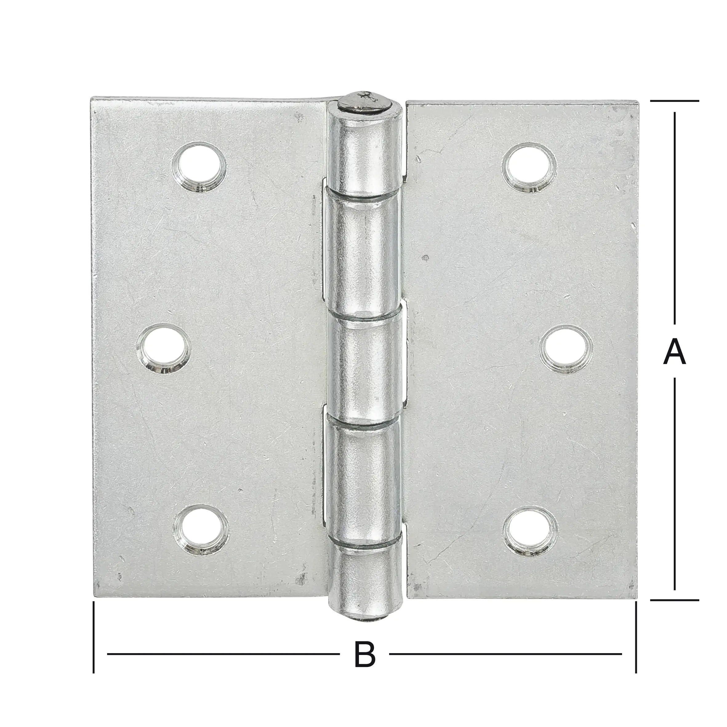 Vormann Käntige Scharniere verzinkt 63 x 63 mm