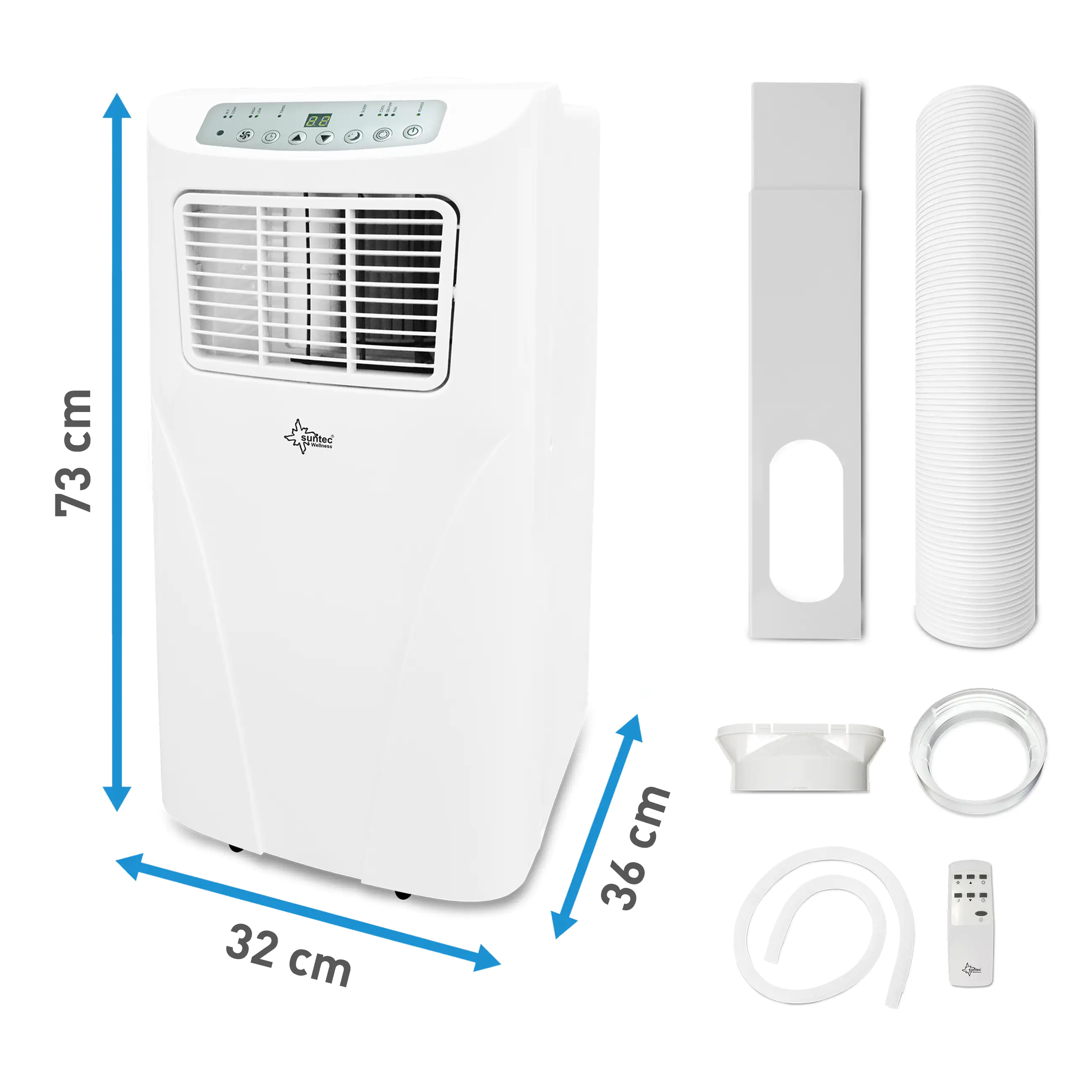 Suntec Mobiles Klimagerät Eco 9000 BTU R290 bis 80 m³