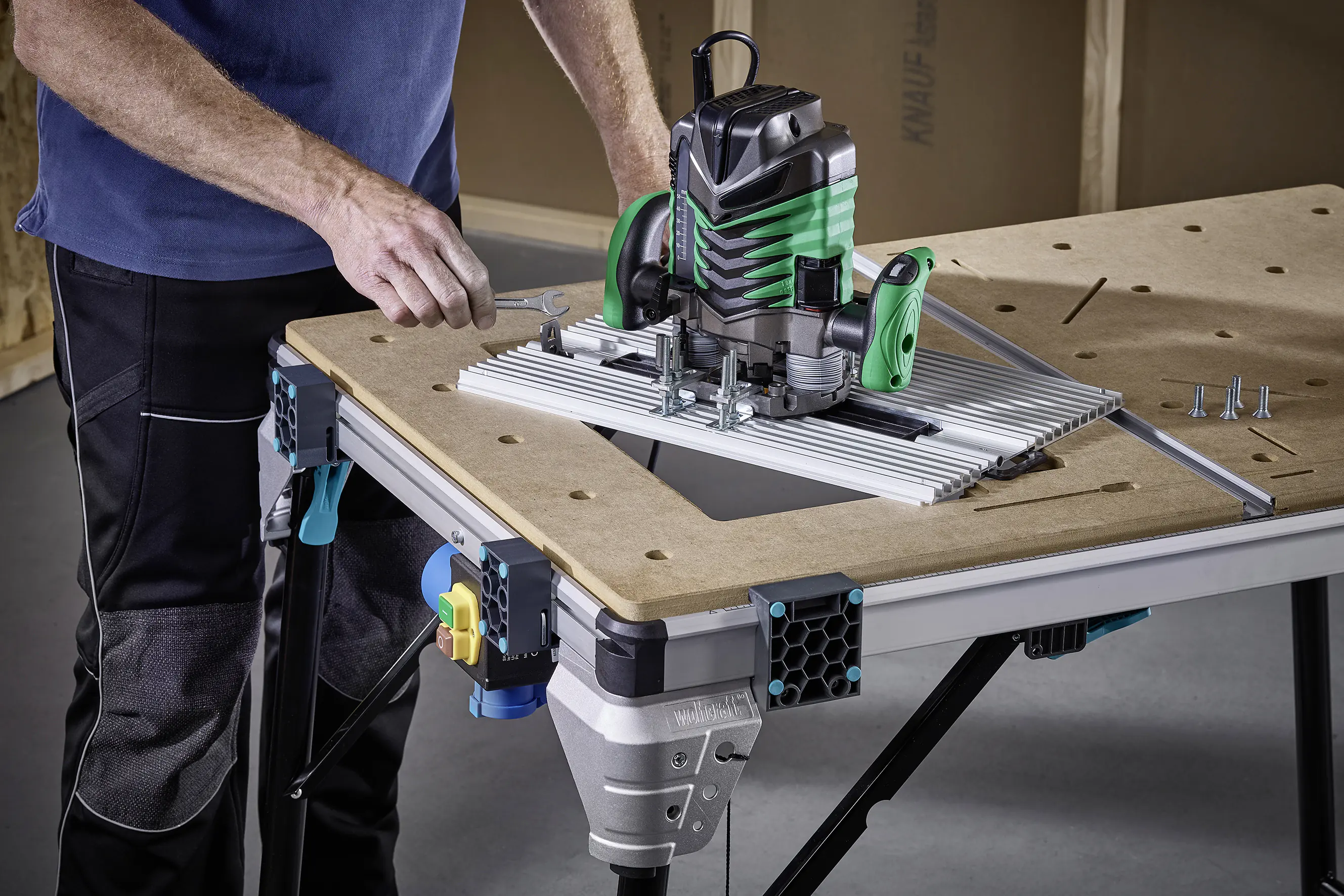 Wolfcraft Maschinenspanntisch Master Cut 2600 für Sägen und Fräsen Wolfcraft Maschinenspanntisch Master Cut 2600 für Sägen und Fräsen