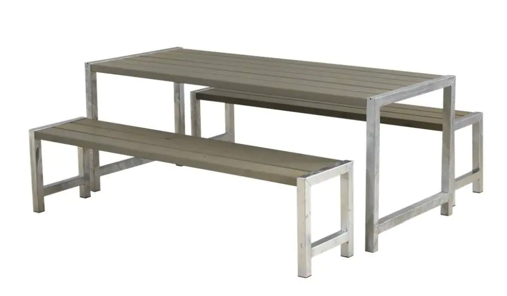 Plus Planken-Garnitur 3-teilig graubraun