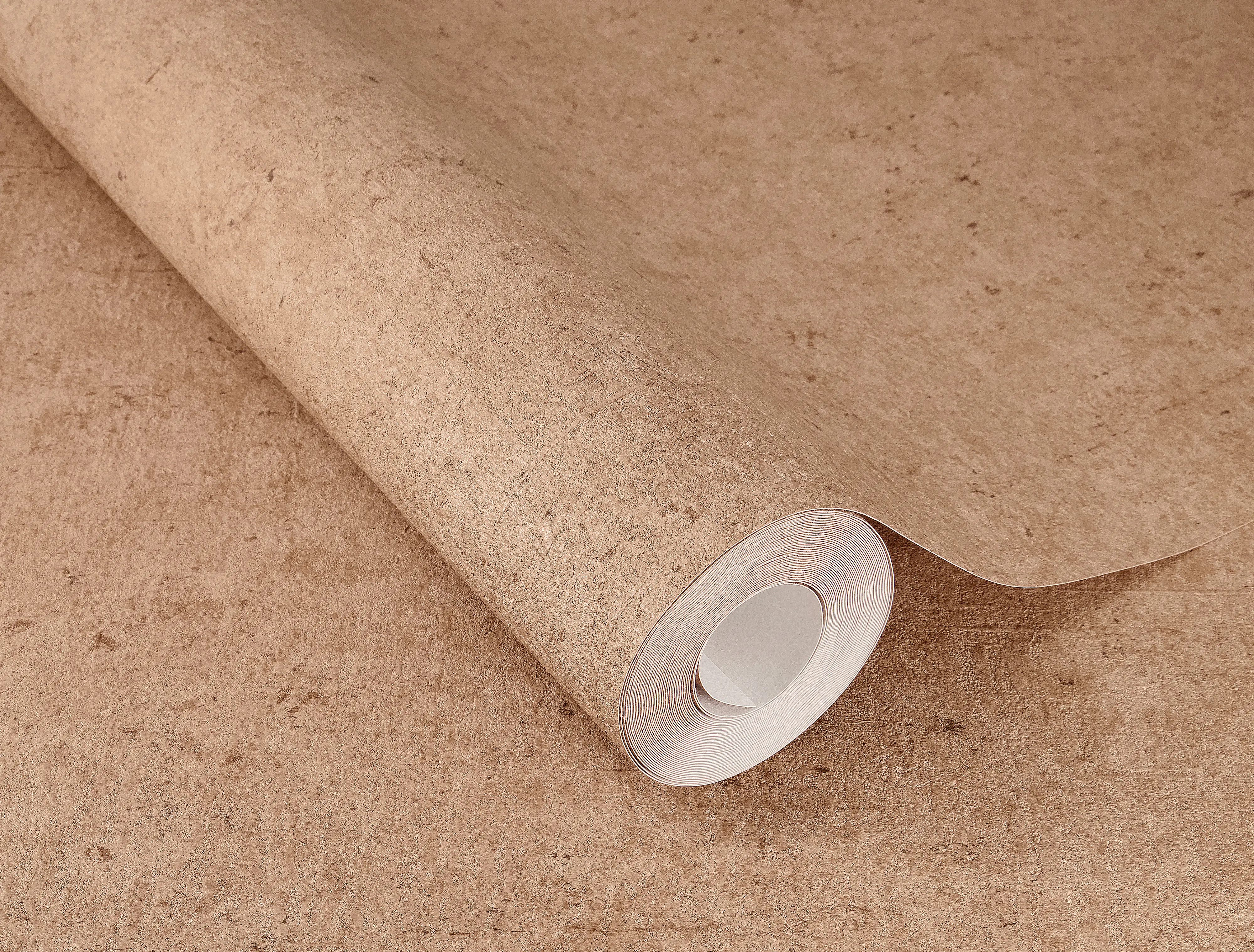 Rasch Vliestapete 520880 Rot-Terra Uni 10,05 m x 0,53 m