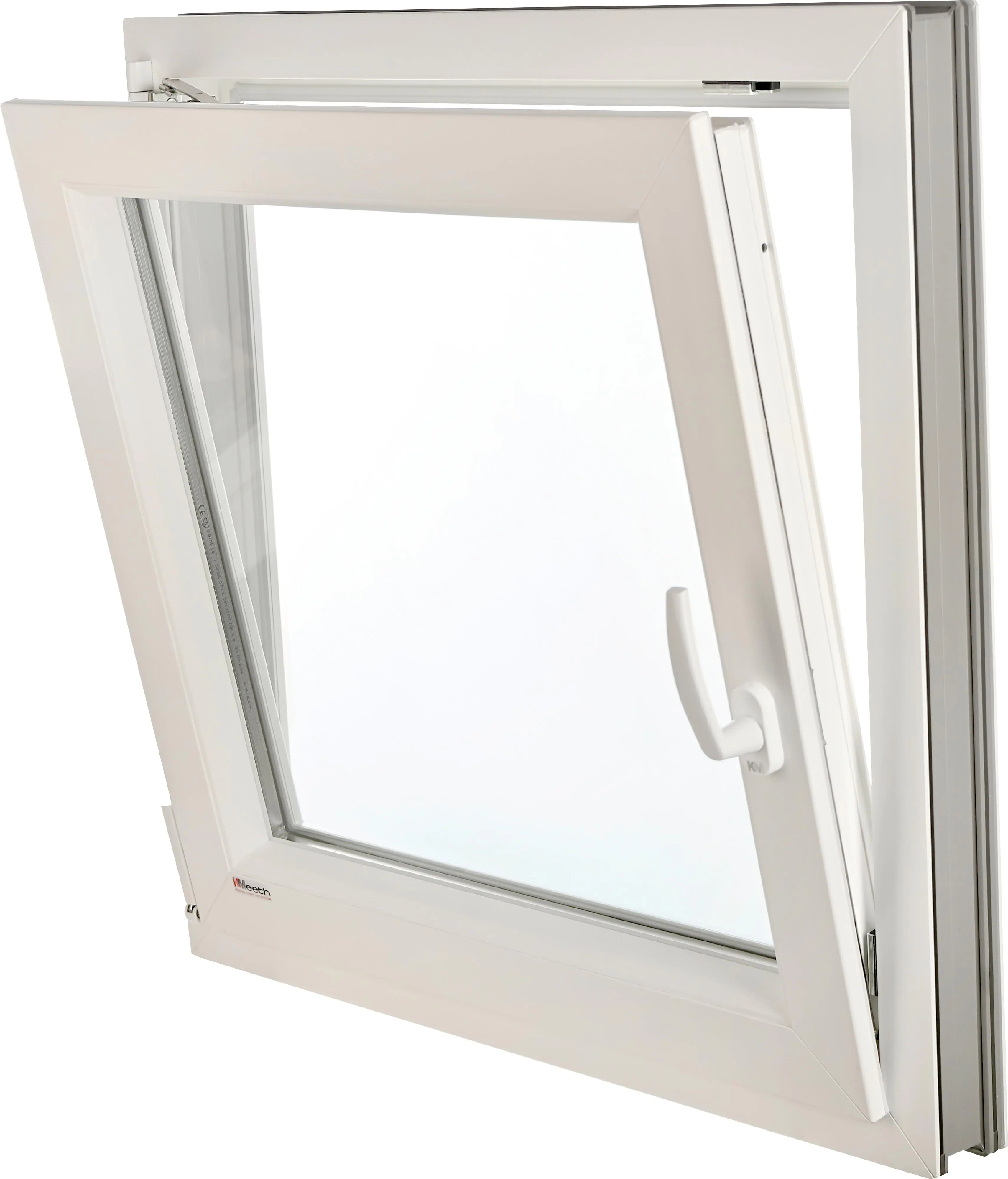  Kunststofffenster Dreh-Kipp, DIN links, weiß, Serie G74/2, Modell 01