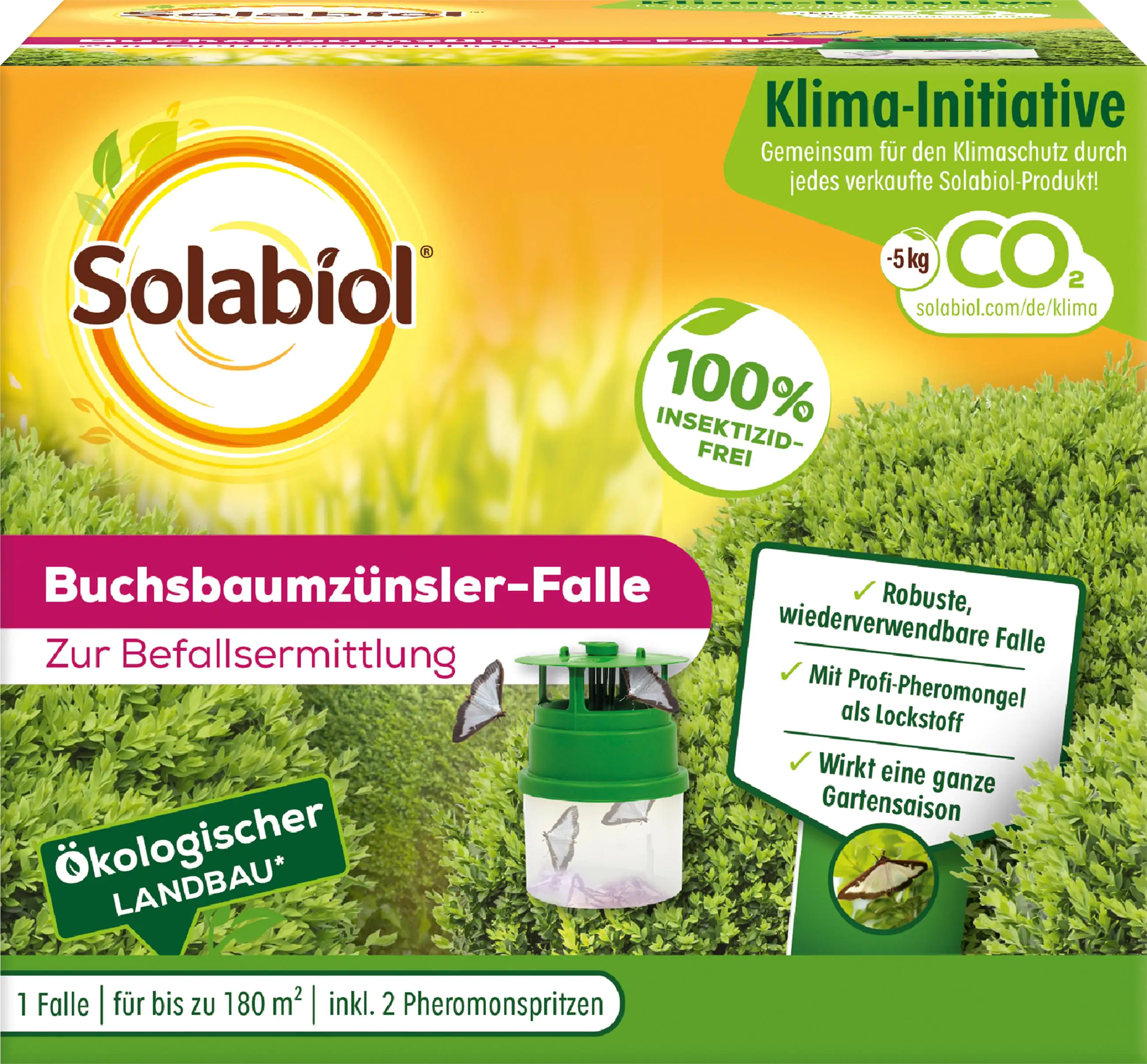 Solabiol Buchsbaumzünsler-Falle 1 Stück Solabiol Buchsbaumzünsler-Falle 1 Stück