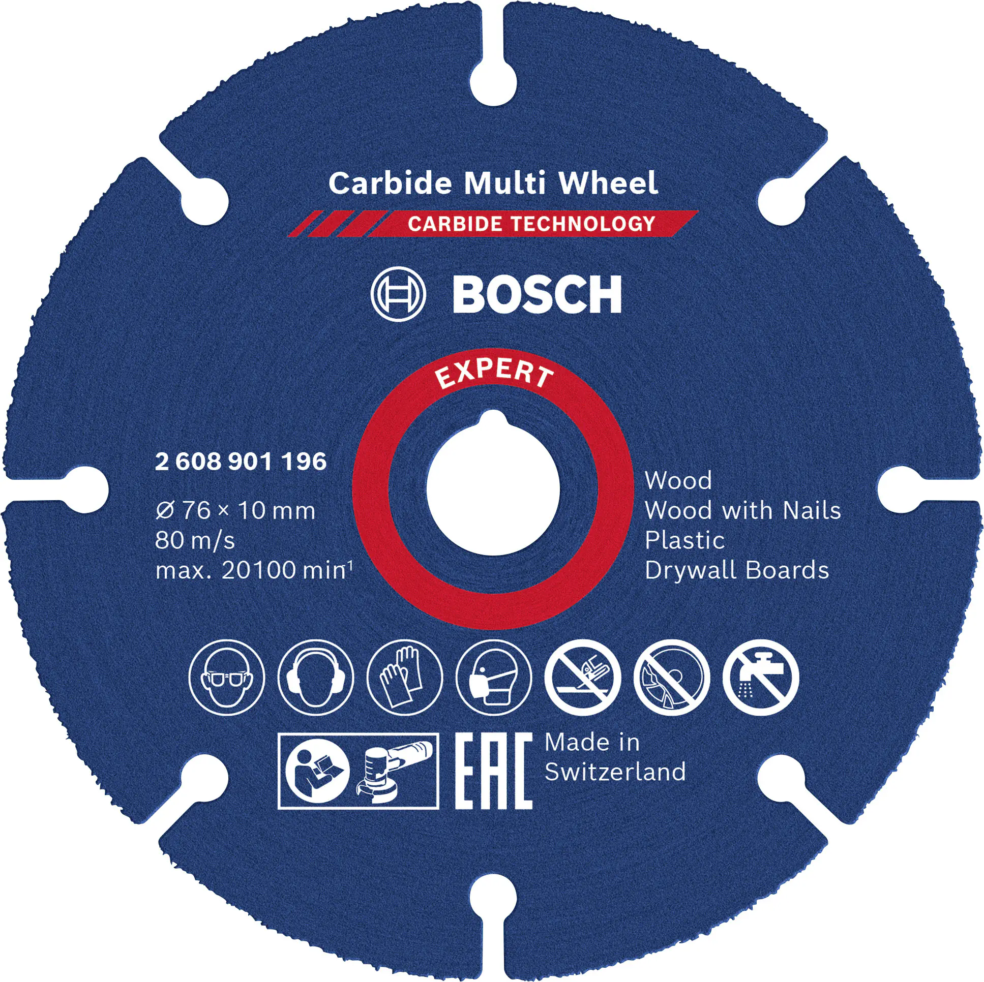 Bosch Expert Trennscheibe Multiwheel Ø 76 mm Bohrung 10 mm