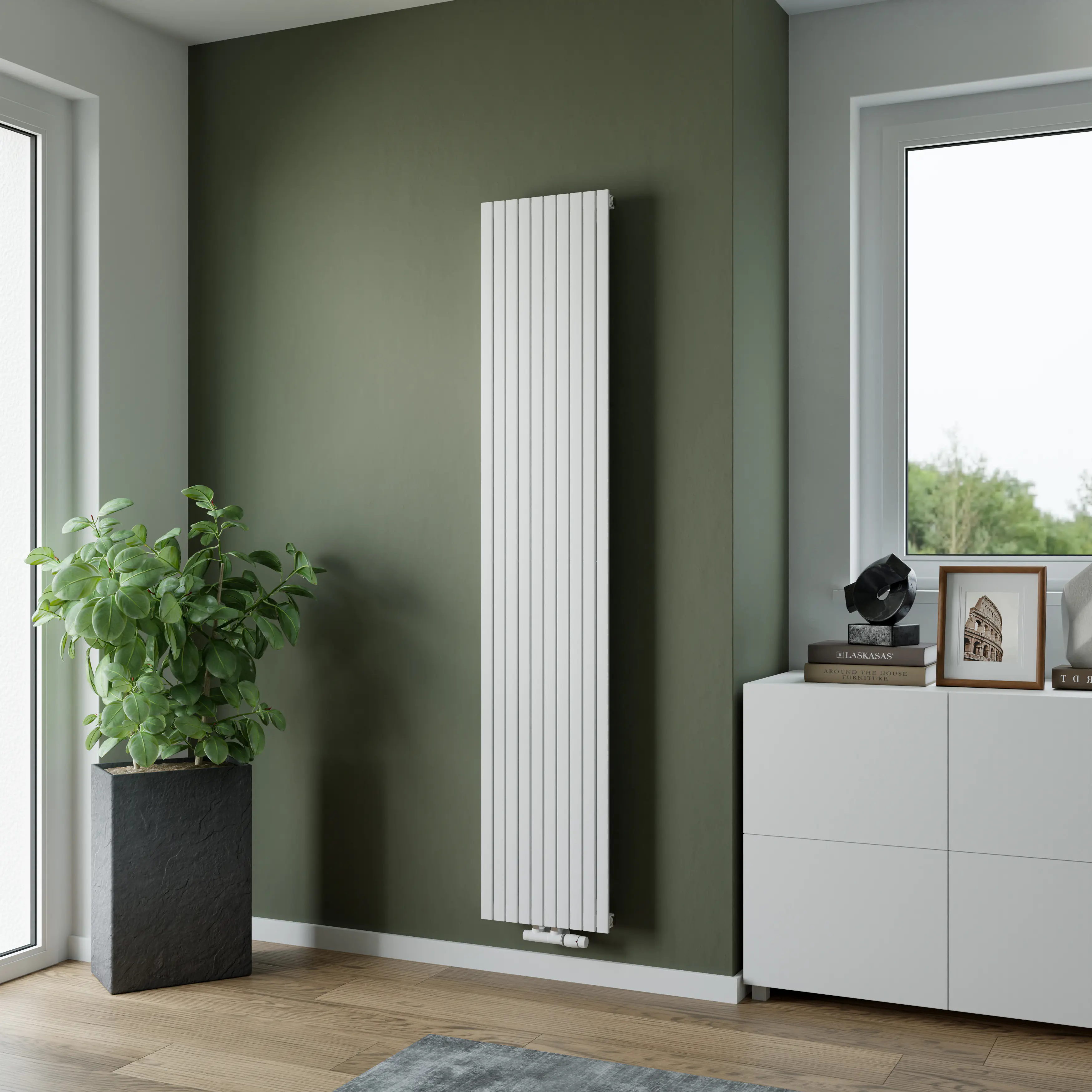 Ximax Heizkörper P1 Slim 180 x 34,5 cm 776 Watt weiß 