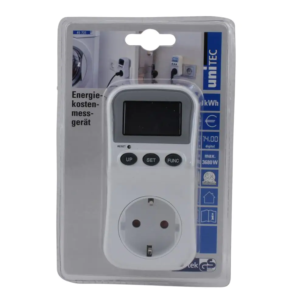 Energiekosten-Messgerät weiß Energiekosten-Messgerät weiß