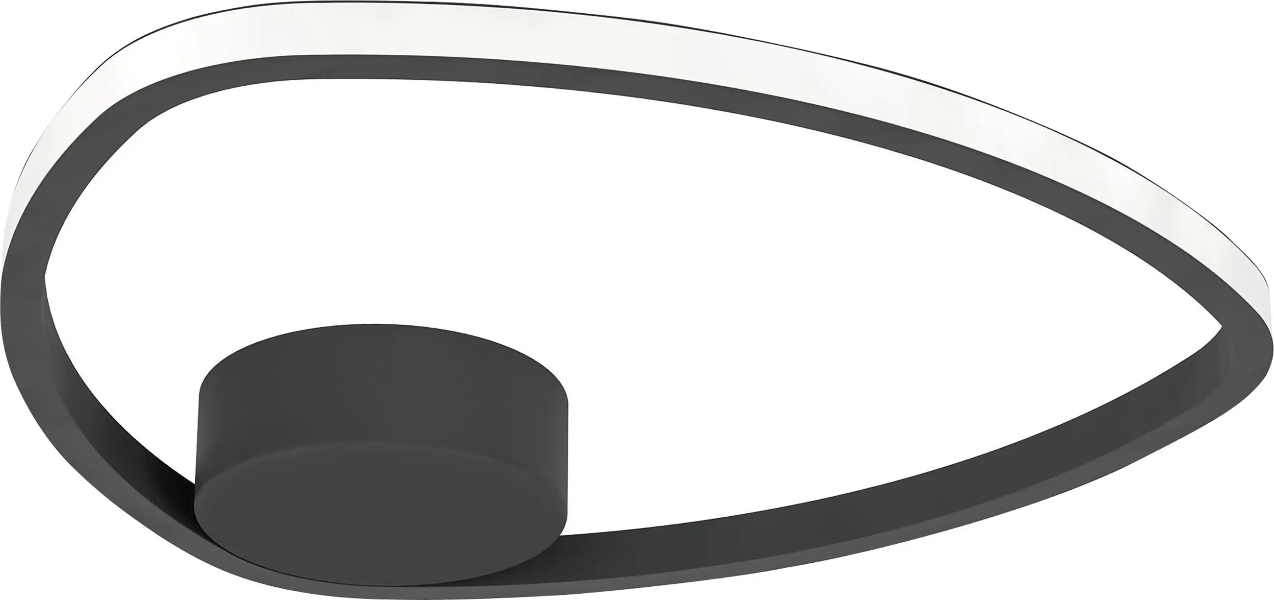 Eglo LED Deckenleuchte Moschella schwarz Ø 38 x 4 cm RGB