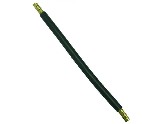 Verdrahtungsbrücke 125 mm, 6 qmm  schwarz, beidseitig Aderendhülsen