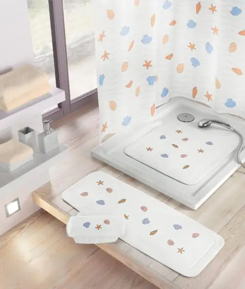 Kleine Wolke Duscheinlage Beach 55 x 55 cm, multicolor Kleine Wolke Duscheinlage Beach 55 x 55 cm, multicolor