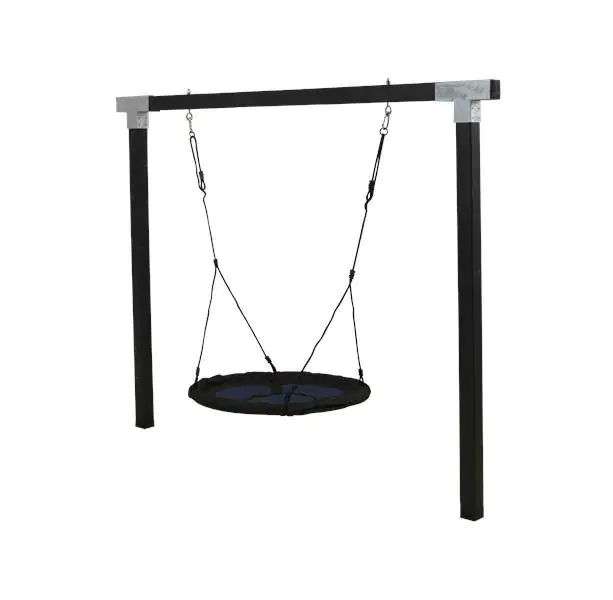 Plus Schaukelgestell Cubic inkl. Schaukelnest schwarz 268 x 209 cm Plus Schaukelgestell Cubic inkl. Schaukelnest schwarz 268 x 209 cm