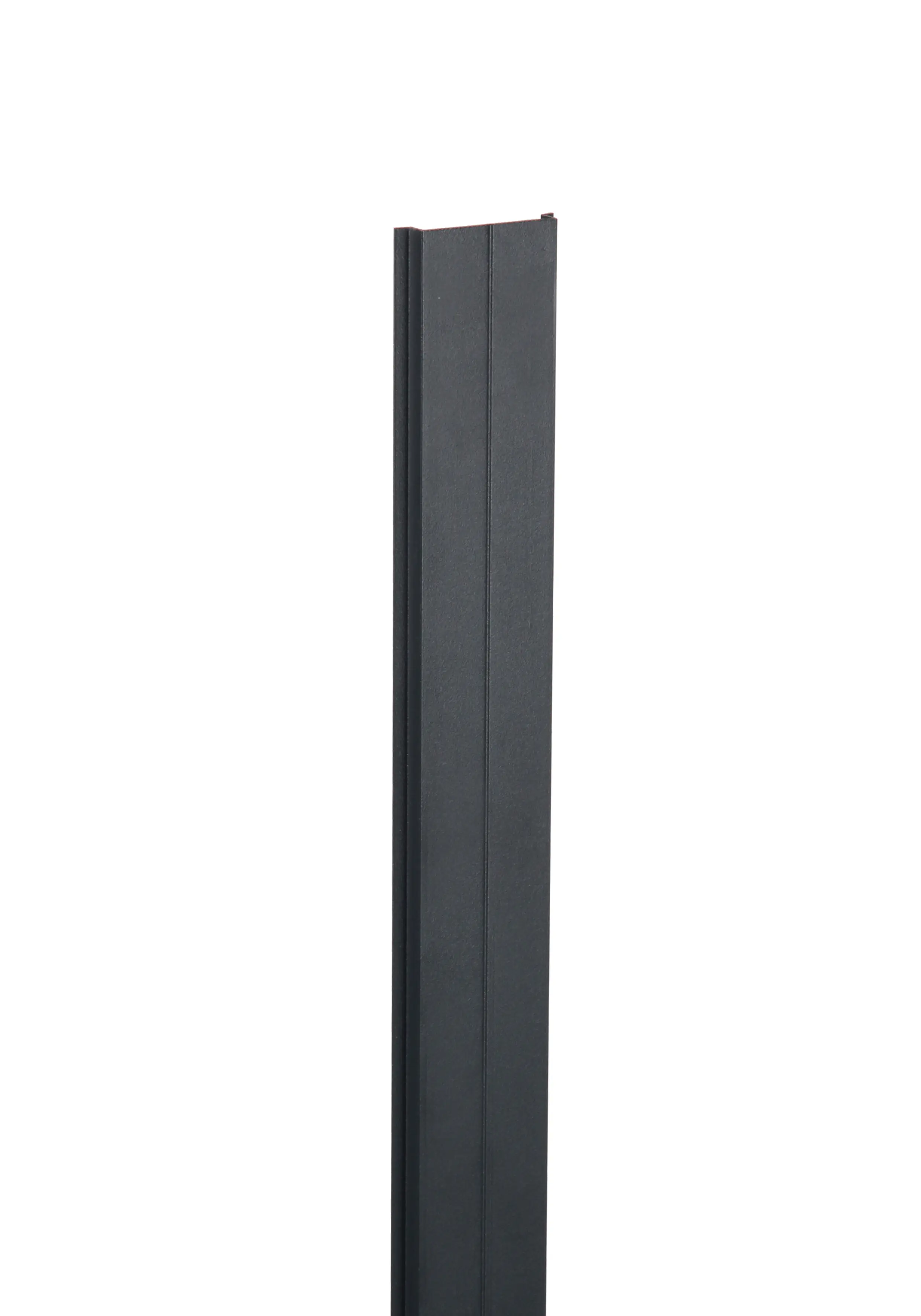 Floraworld Abdeckschiene Bohlenzaunpfosten 160 cm anthrazit