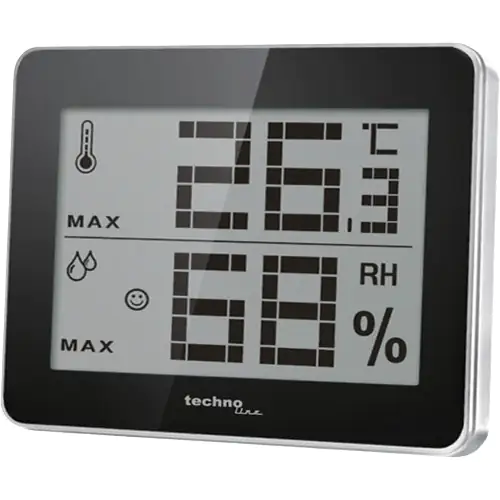 Technoline Wetterstation WS 9450 schwarz-alu