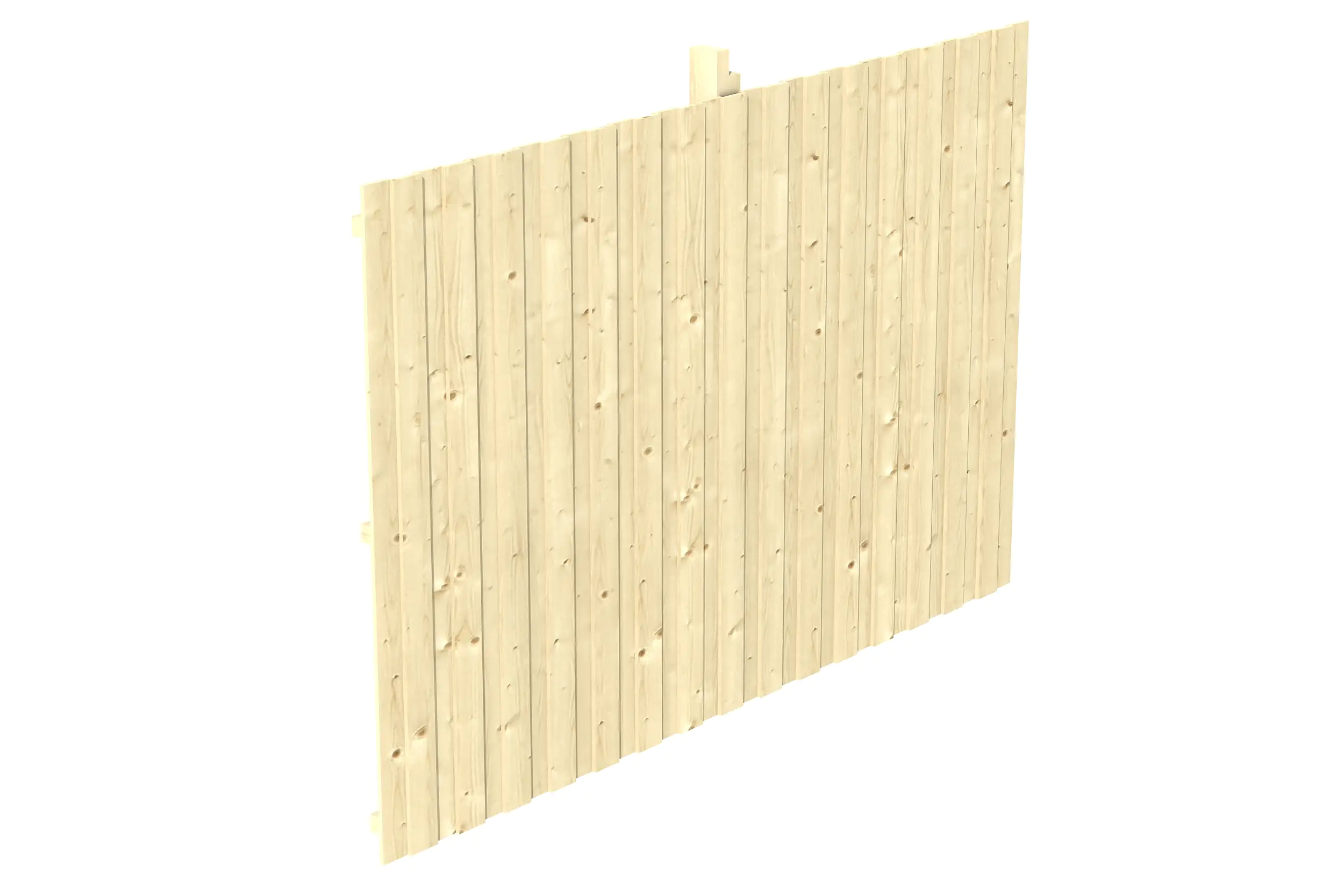 SKAN HOLZ Rückwand Deckelschalung 341 x 220 cm, Fichte, natur