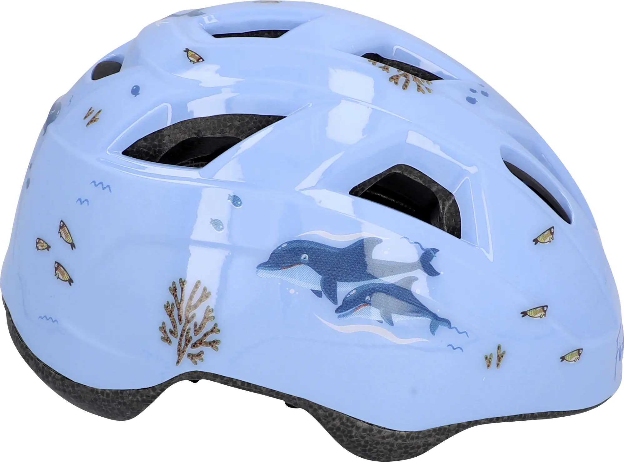 Fischer Fahrradhelm Kinder Plus Dolphin XS/S hellblau