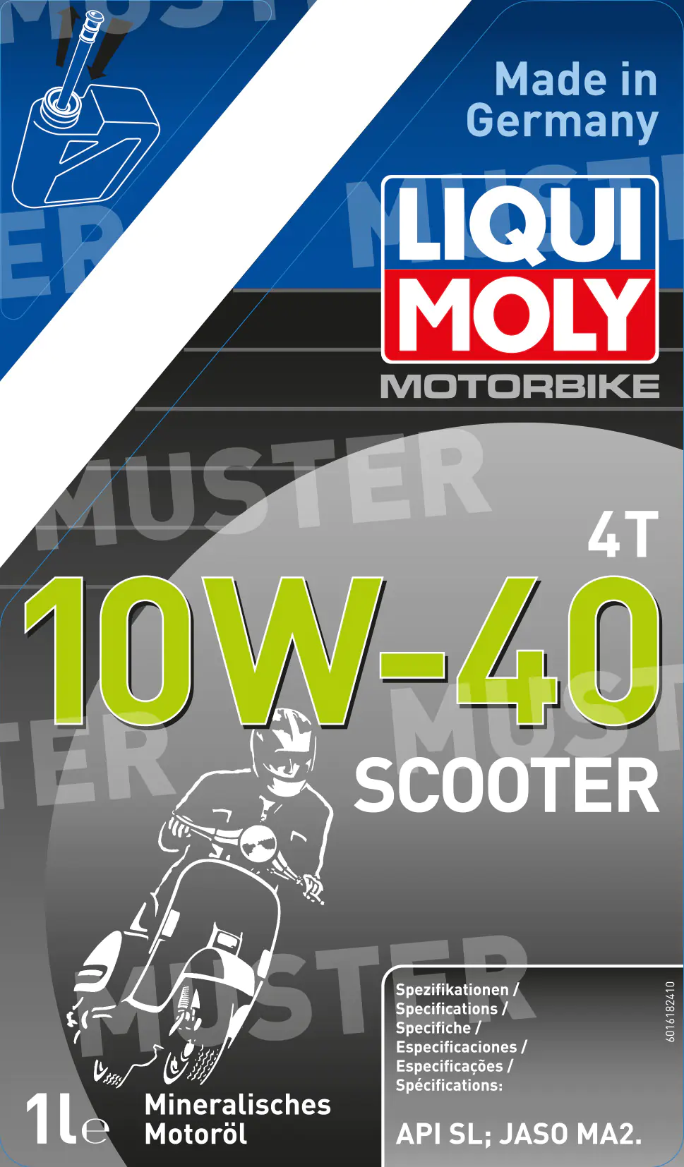 Liqui Moly 4-Takt Motoröl 4T 10W-40 Scooter 1 L
