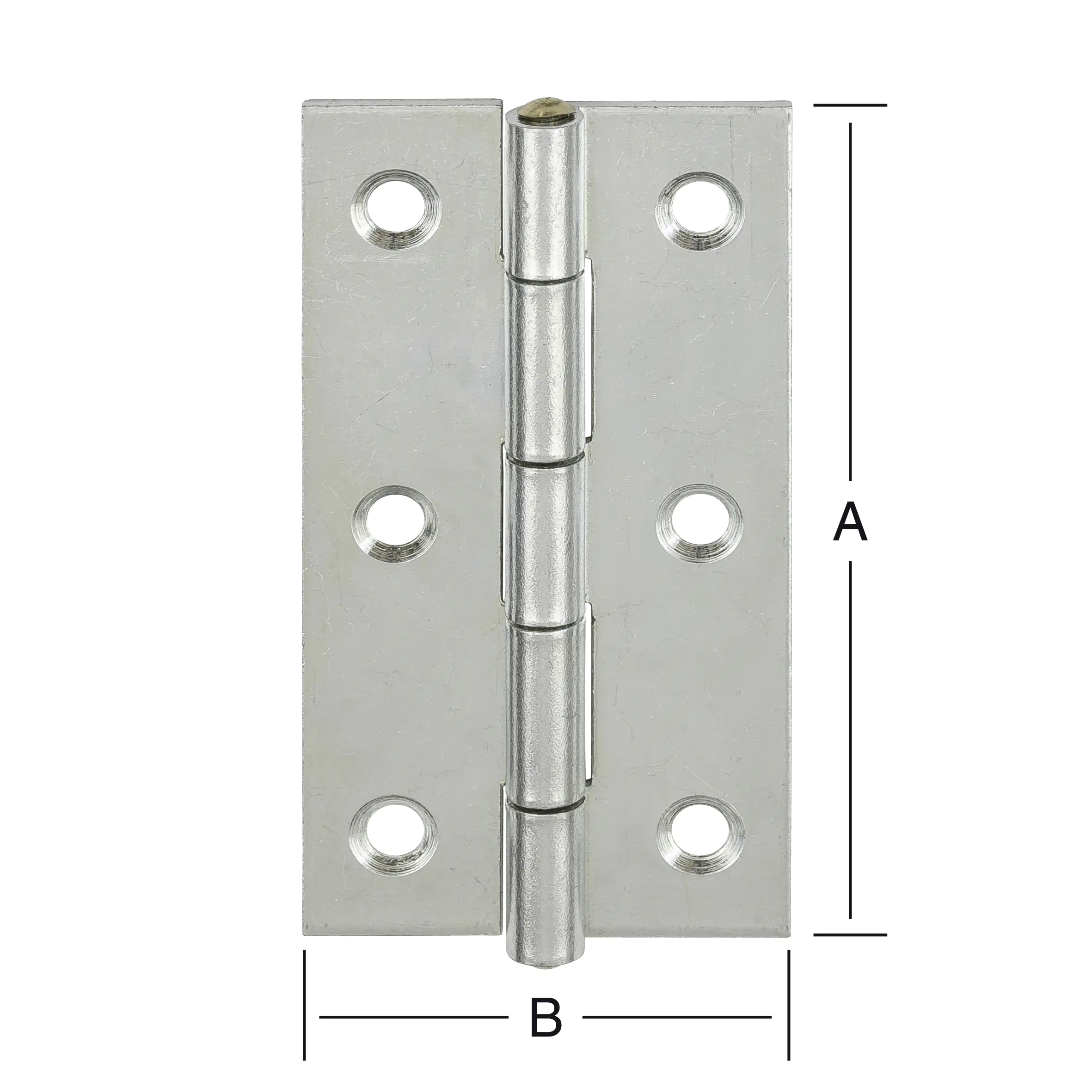 Vormann Schmale Scharniere verzinkt 50 x 31 mm