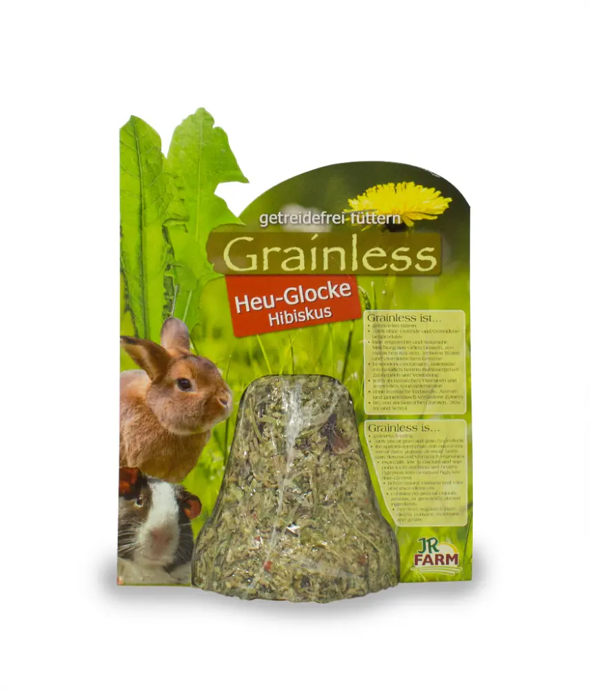 JR Farm Nagersnack Grainless Heu-Glocke Hibiskus 125 g 125 g