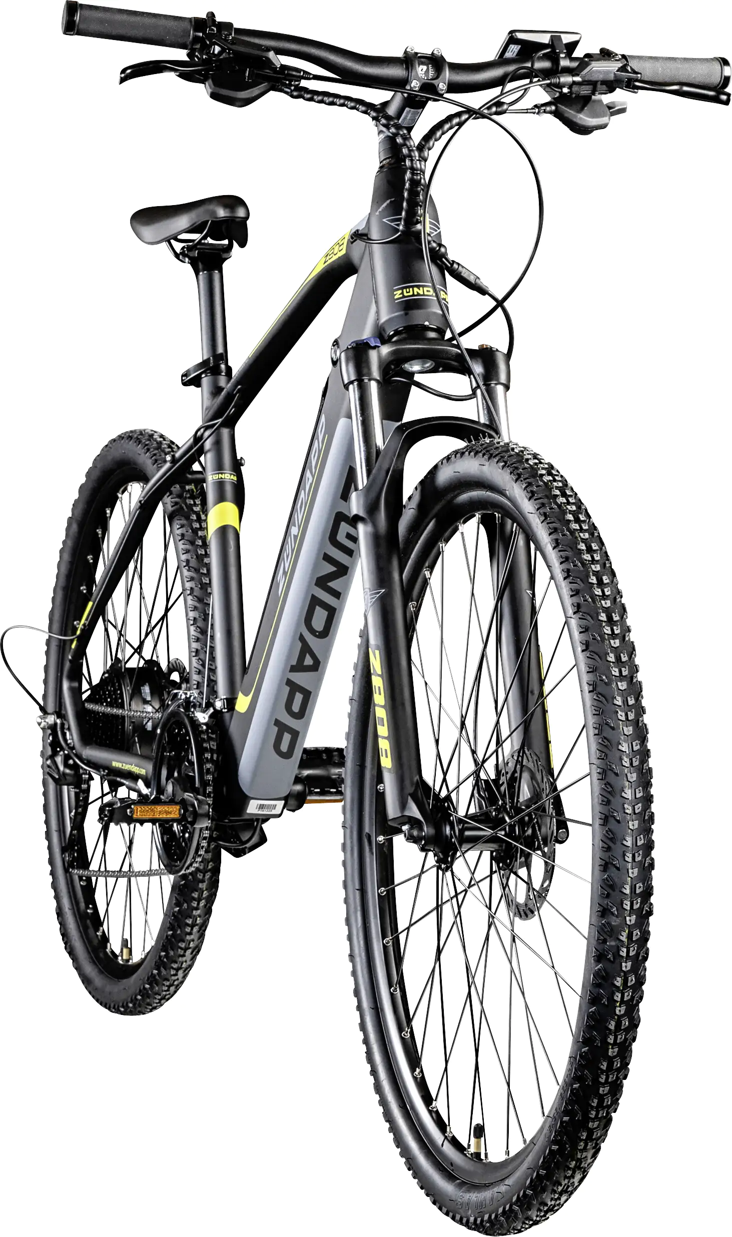 Zündapp E-Bike MTB Z808 29 Zoll 24-Gang 504 Wh schwarz gelb